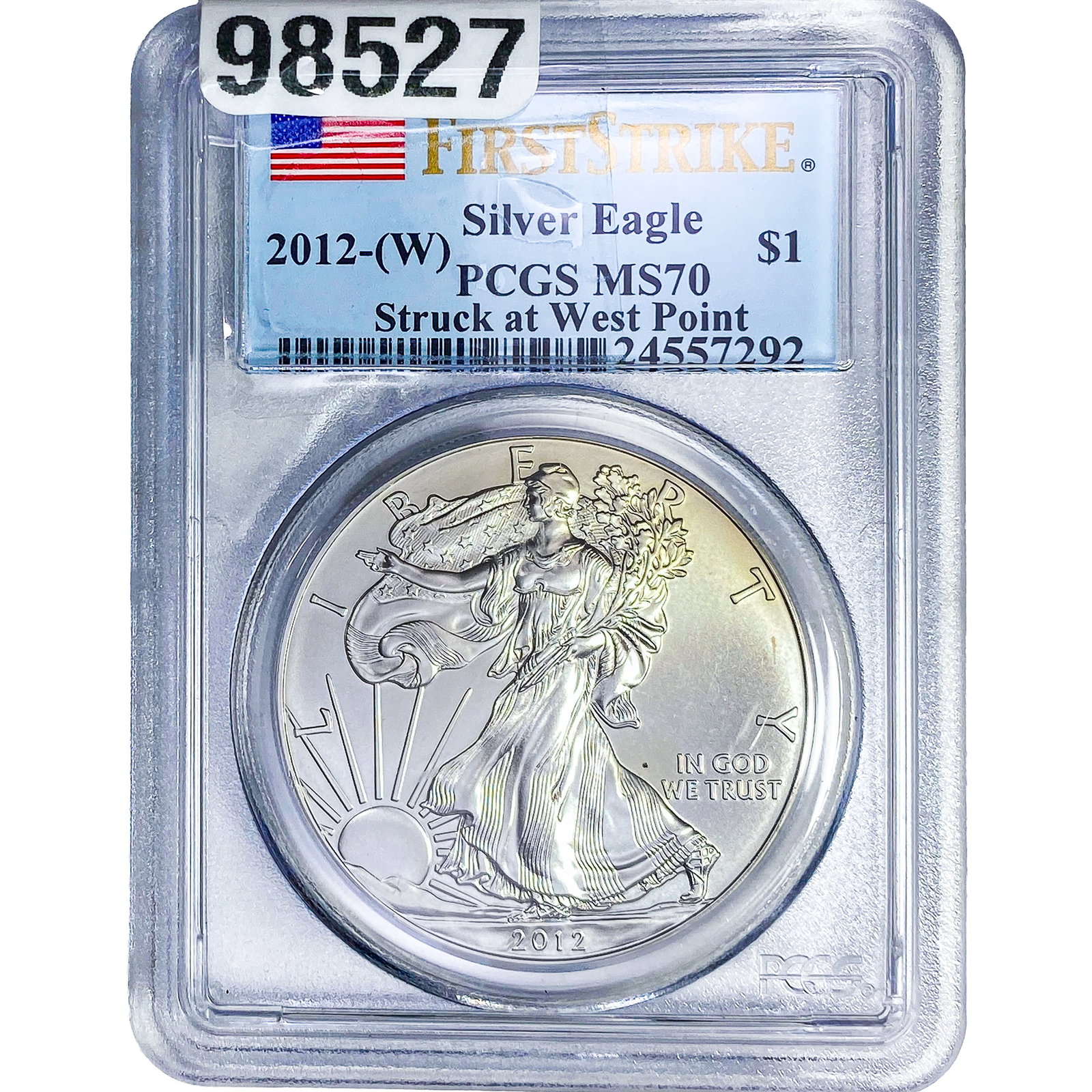2012 Silver Eagle PCGS MS70 (1 of 2)