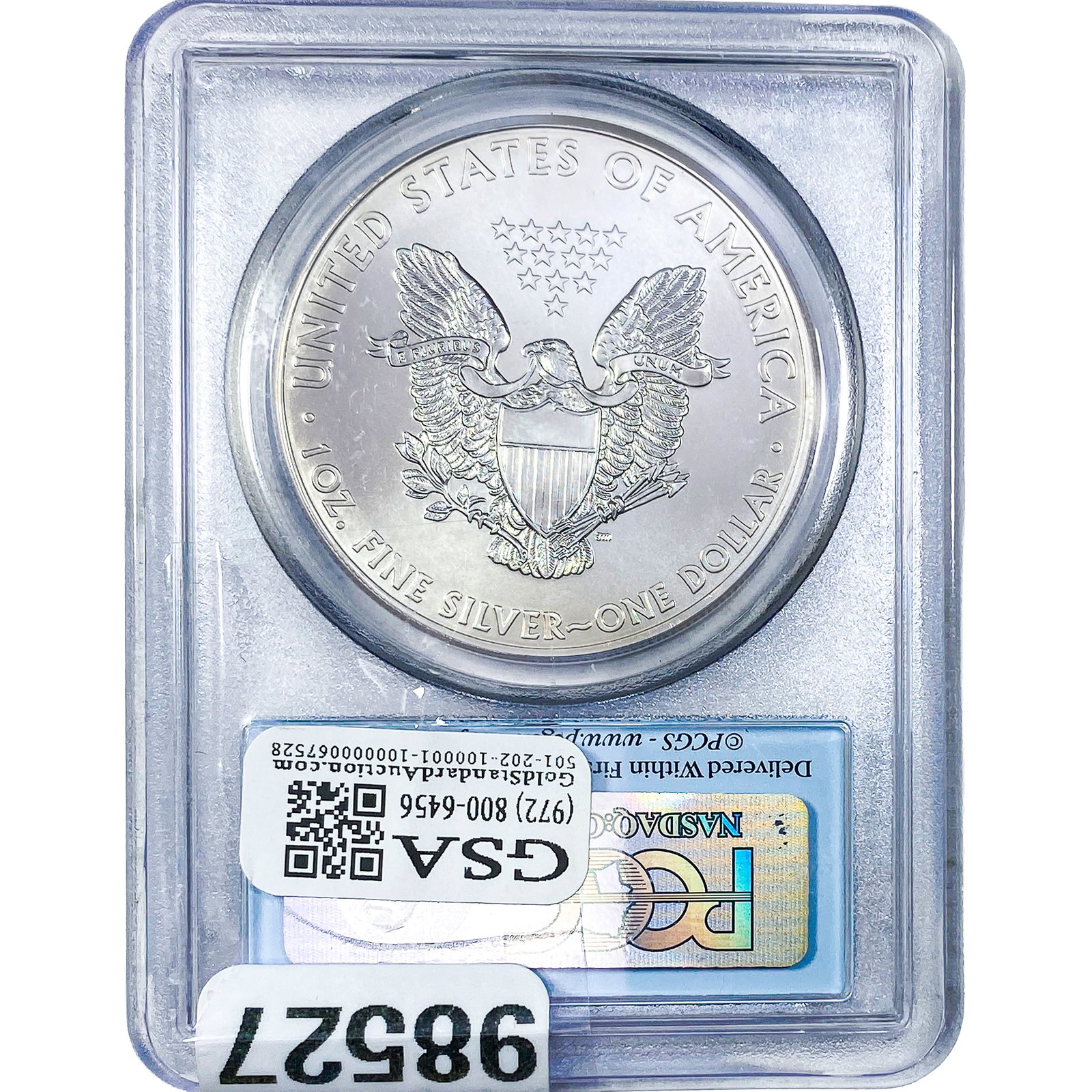 2012 Silver Eagle PCGS MS70 - 2