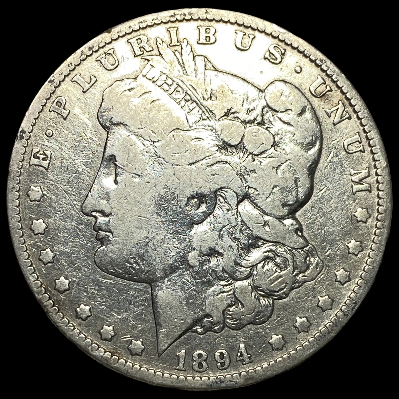 1894-O Silver Morgan Dollar NICELY CIRCULATED: 1894-O Silver Morgan Dollar NICELY CIRCULATED