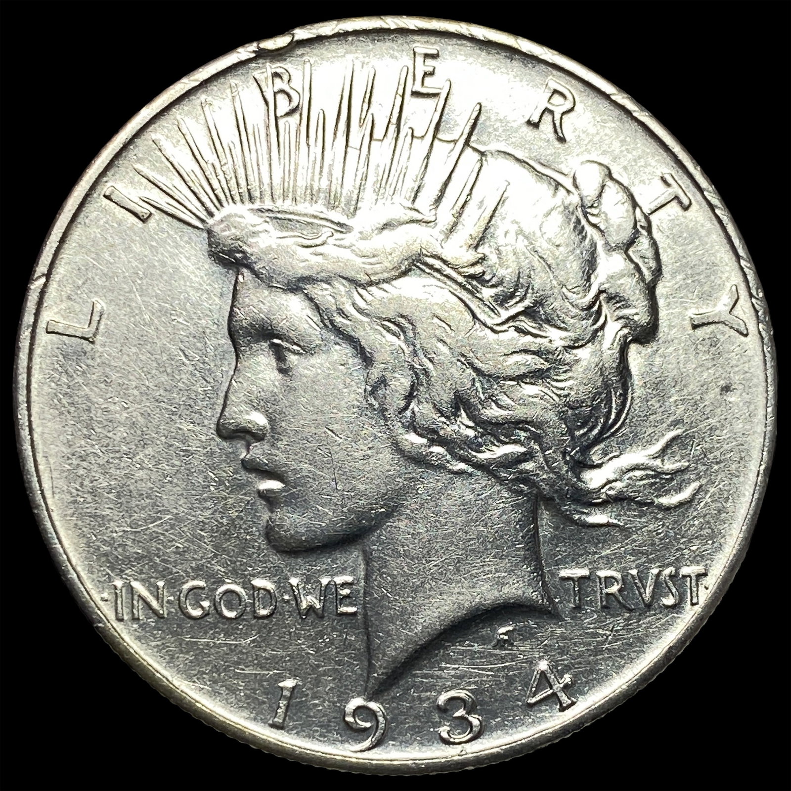 1934-D Silver Peace Dollar CLOSELY UNCIRCULATED: 1934-D Silver Peace Dollar CLOSELY UNCIRCULATED