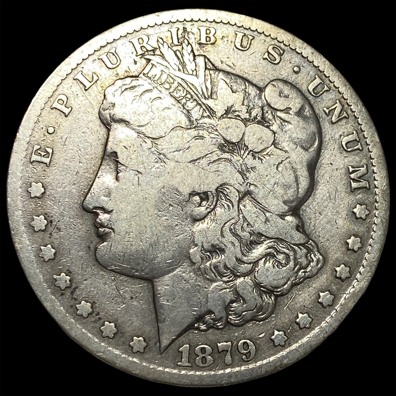 1879-CC Silver Morgan Dollar LIGHTLY CIRCULATED: 1879-CC Silver Morgan Dollar LIGHTLY CIRCULATED