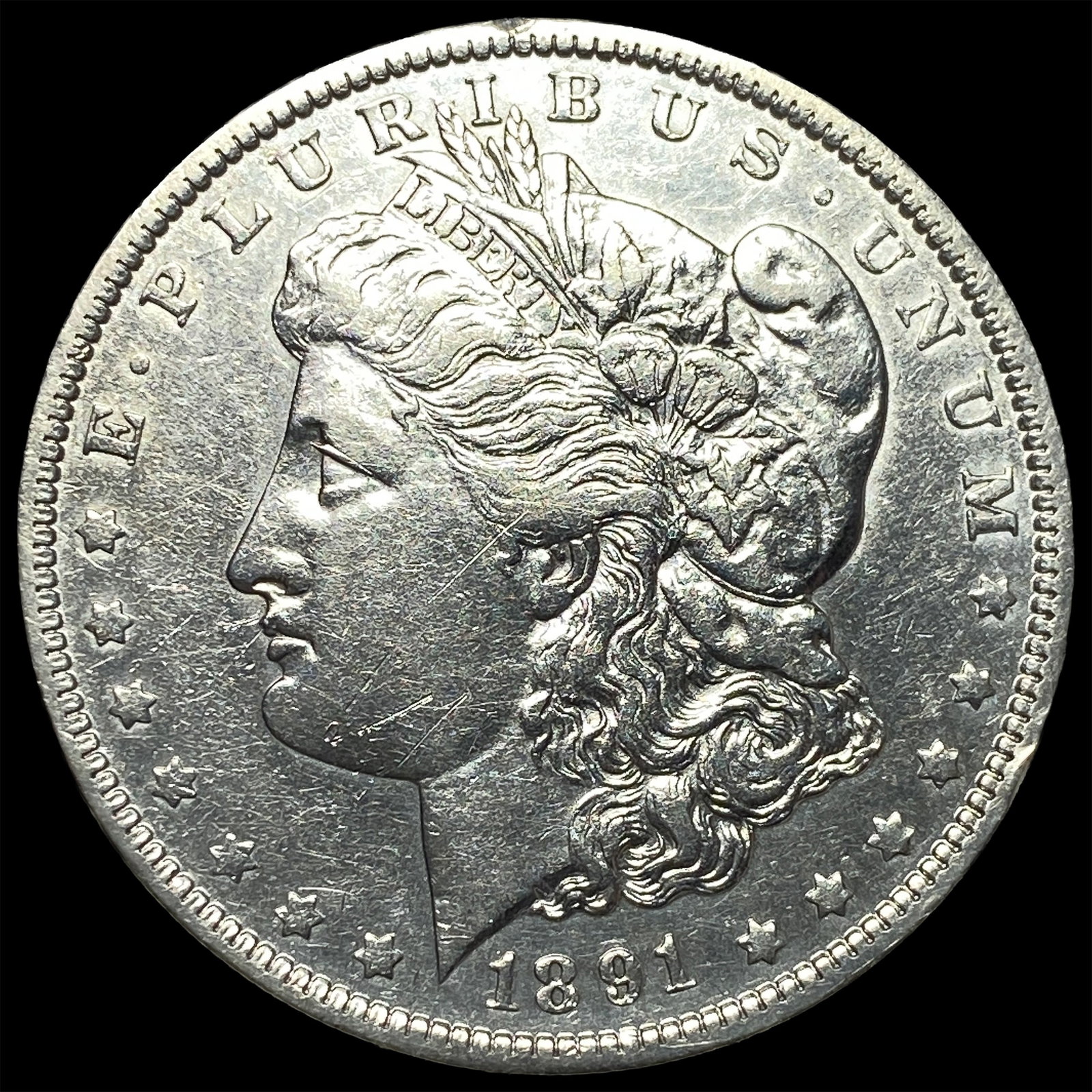 1891-O Silver Morgan Dollar CLOSELY UNCIRCULATED: 1891-O Silver Morgan Dollar CLOSELY UNCIRCULATED