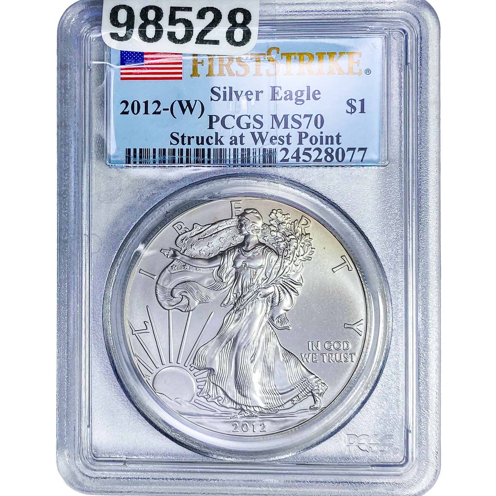2012 Silver Eagle PCGS MS70 (1 of 2)
