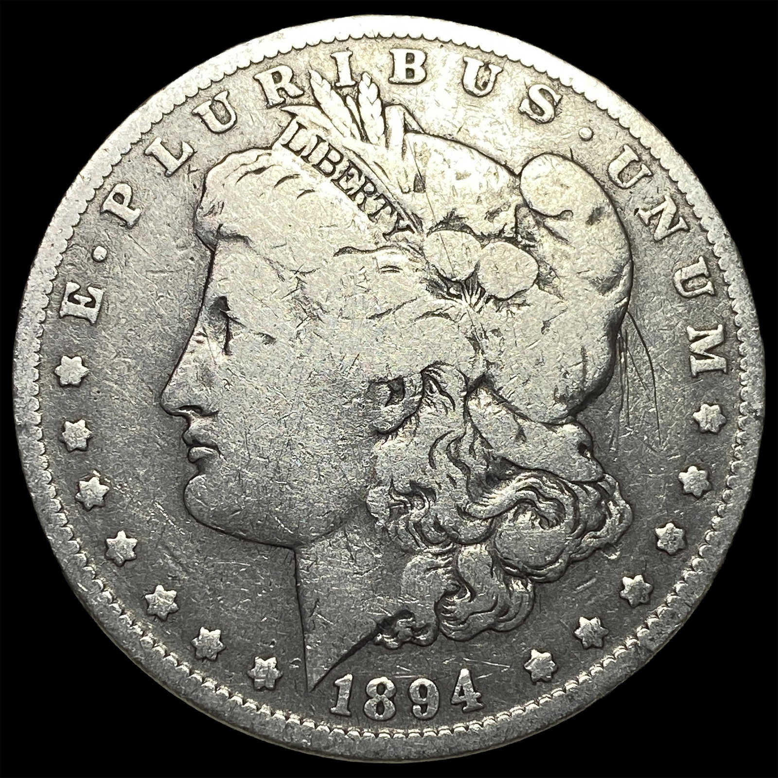 1894-O Silver Morgan Dollar NICELY CIRCULATED: 1894-O Silver Morgan Dollar NICELY CIRCULATED