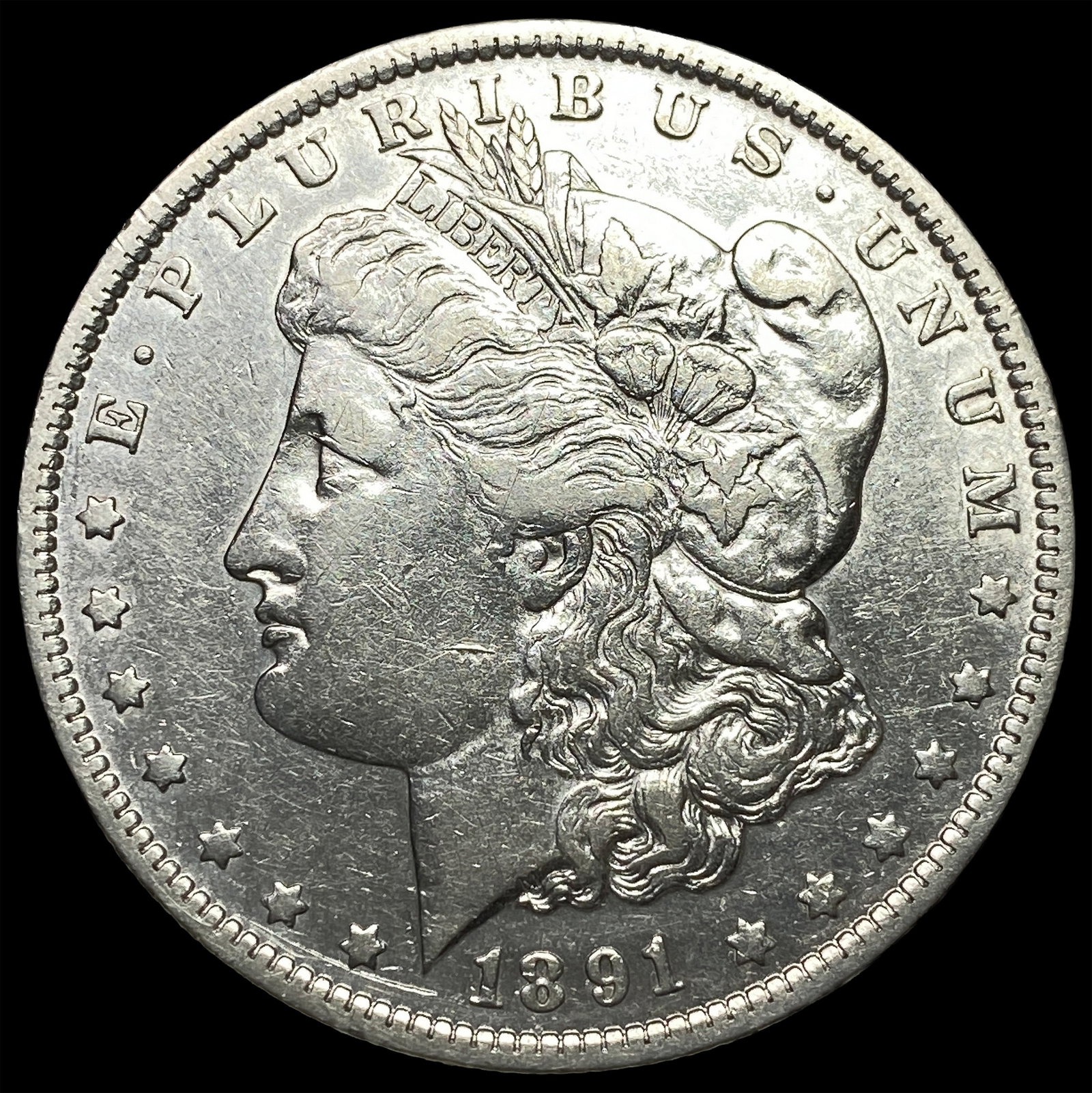 1891-O Silver Morgan Dollar CLOSELY UNCIRCULATED: 1891-O Silver Morgan Dollar CLOSELY UNCIRCULATED