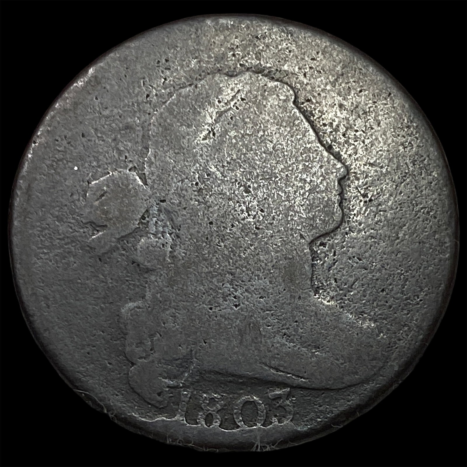 1803 Draped Bust Large Cent NICELY CIRCULATED: 1803 Draped Bust Large Cent NICELY CIRCULATED