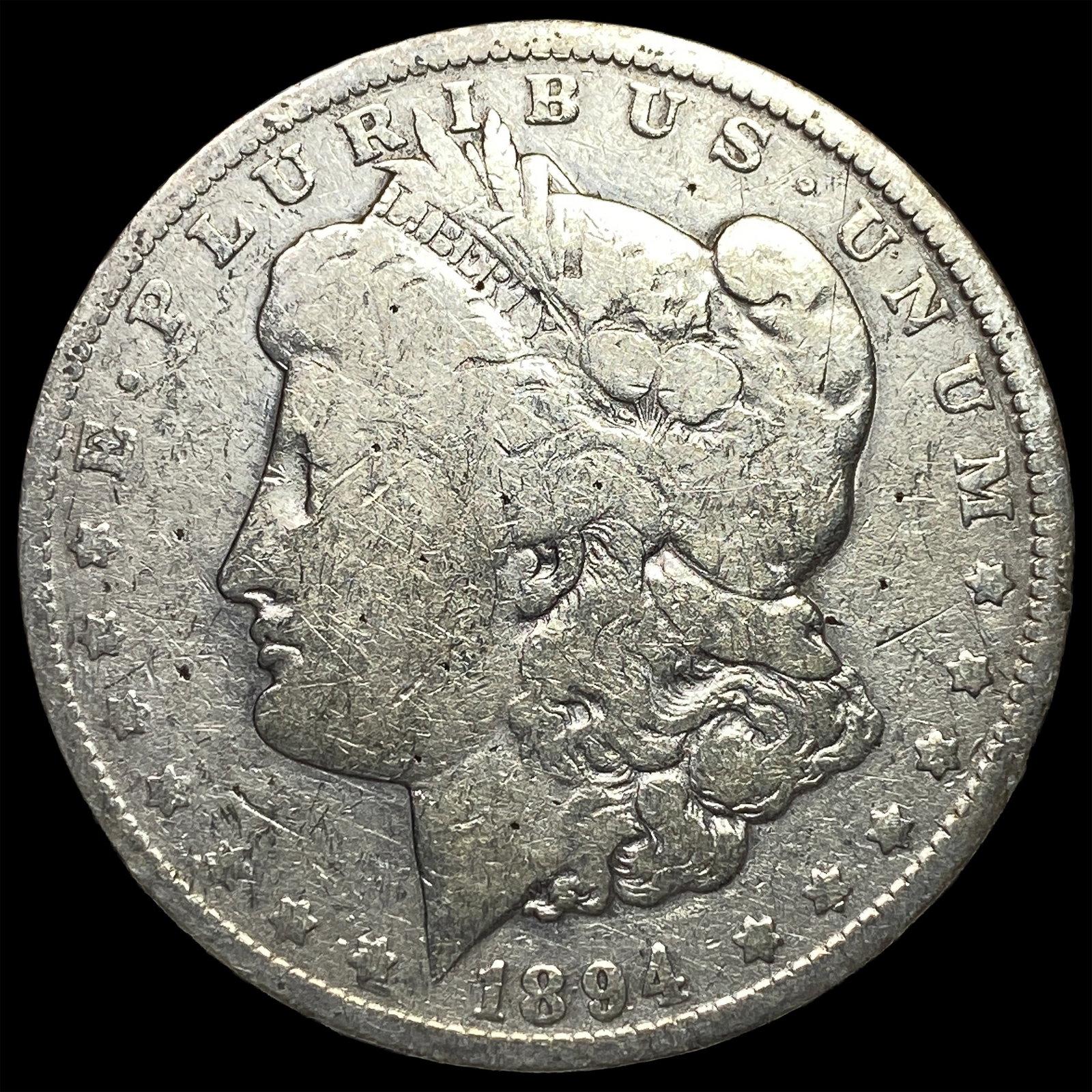 1894-O Silver Morgan Dollar NICELY CIRCULATED: 1894-O Silver Morgan Dollar NICELY CIRCULATED