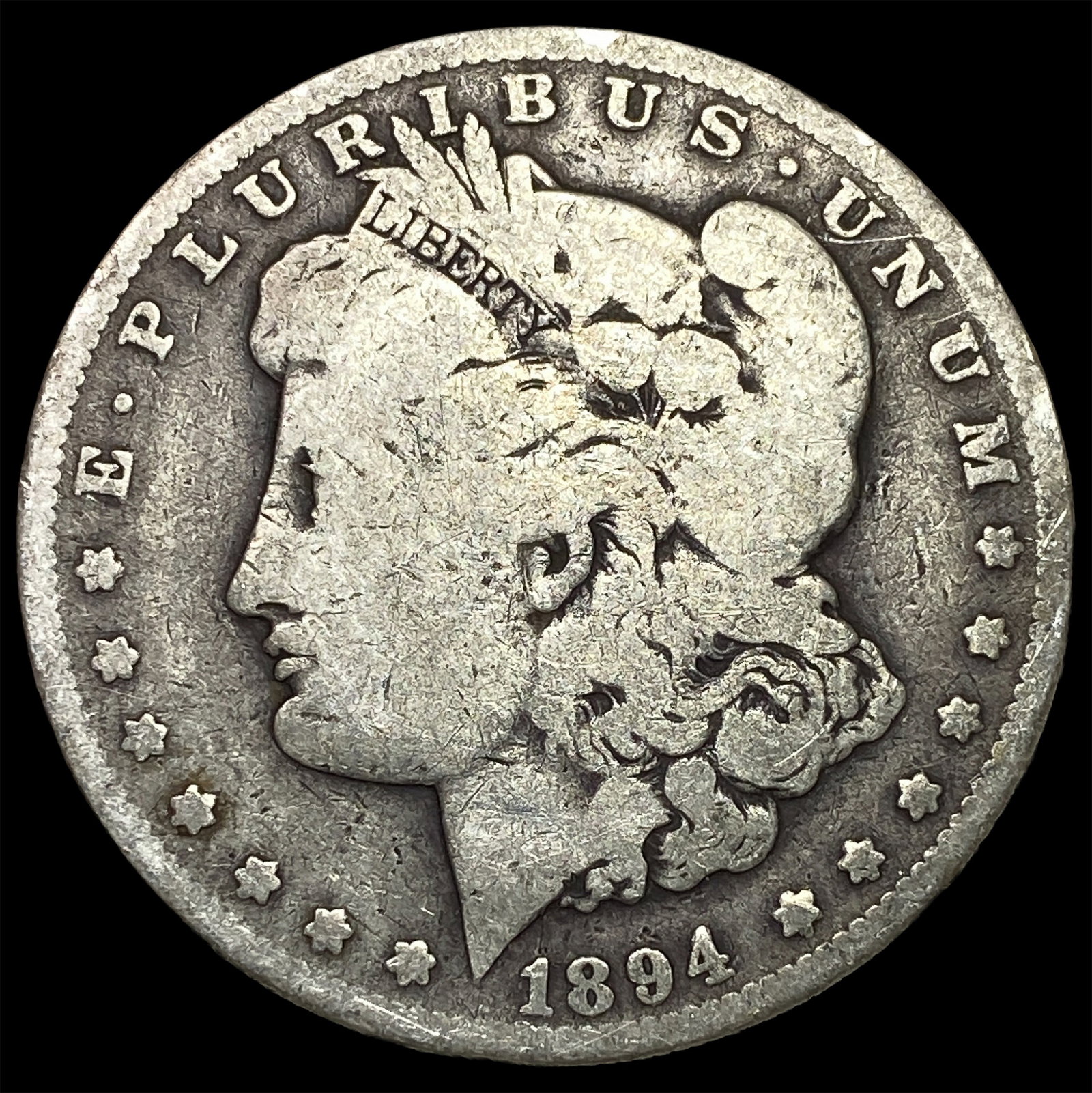 1894-O Silver Morgan Dollar NICELY CIRCULATED: 1894-O Silver Morgan Dollar NICELY CIRCULATED