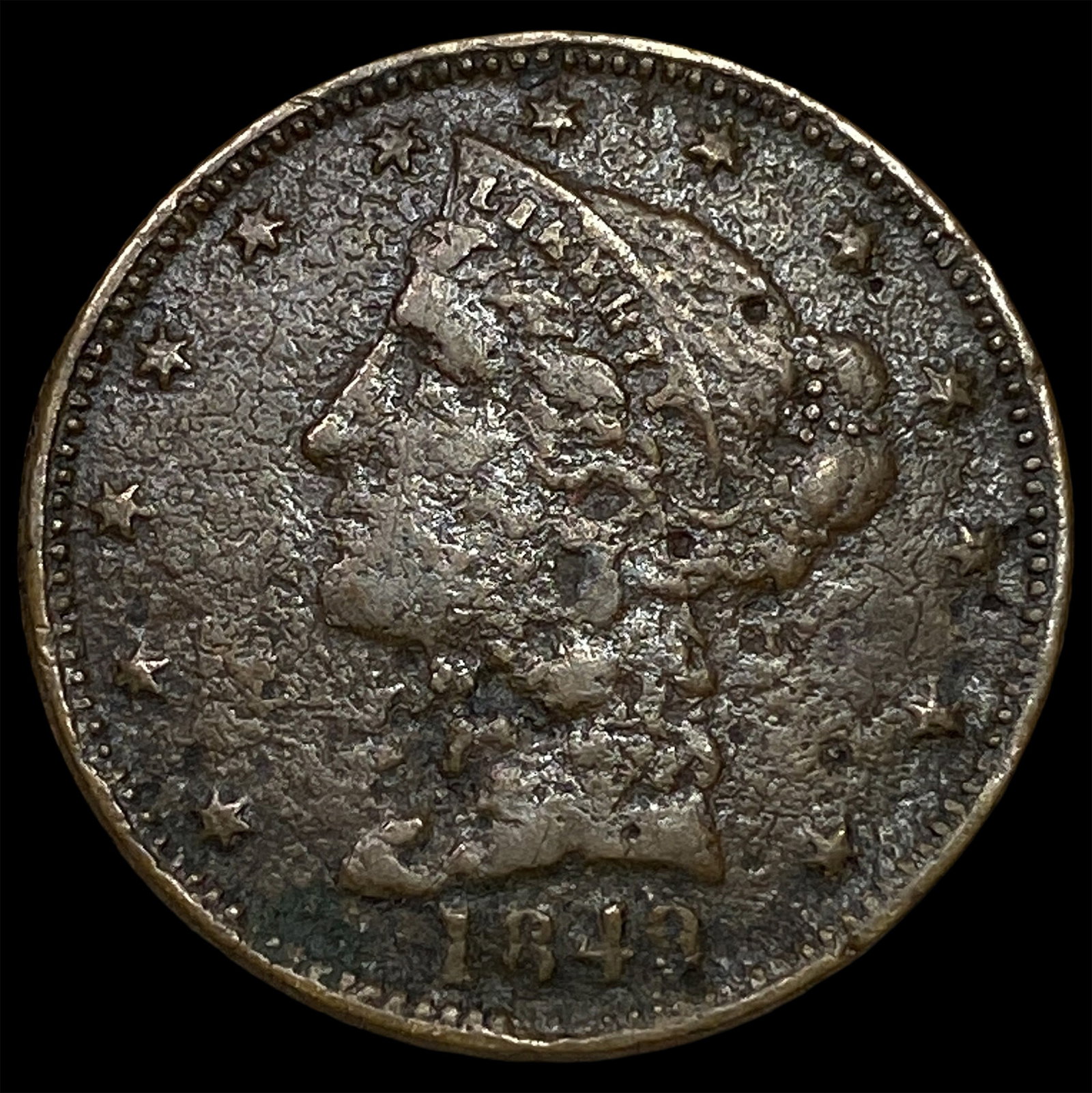 1849 California Gold Rush Token LIGHTLY CIRCULATED (1 of 2)