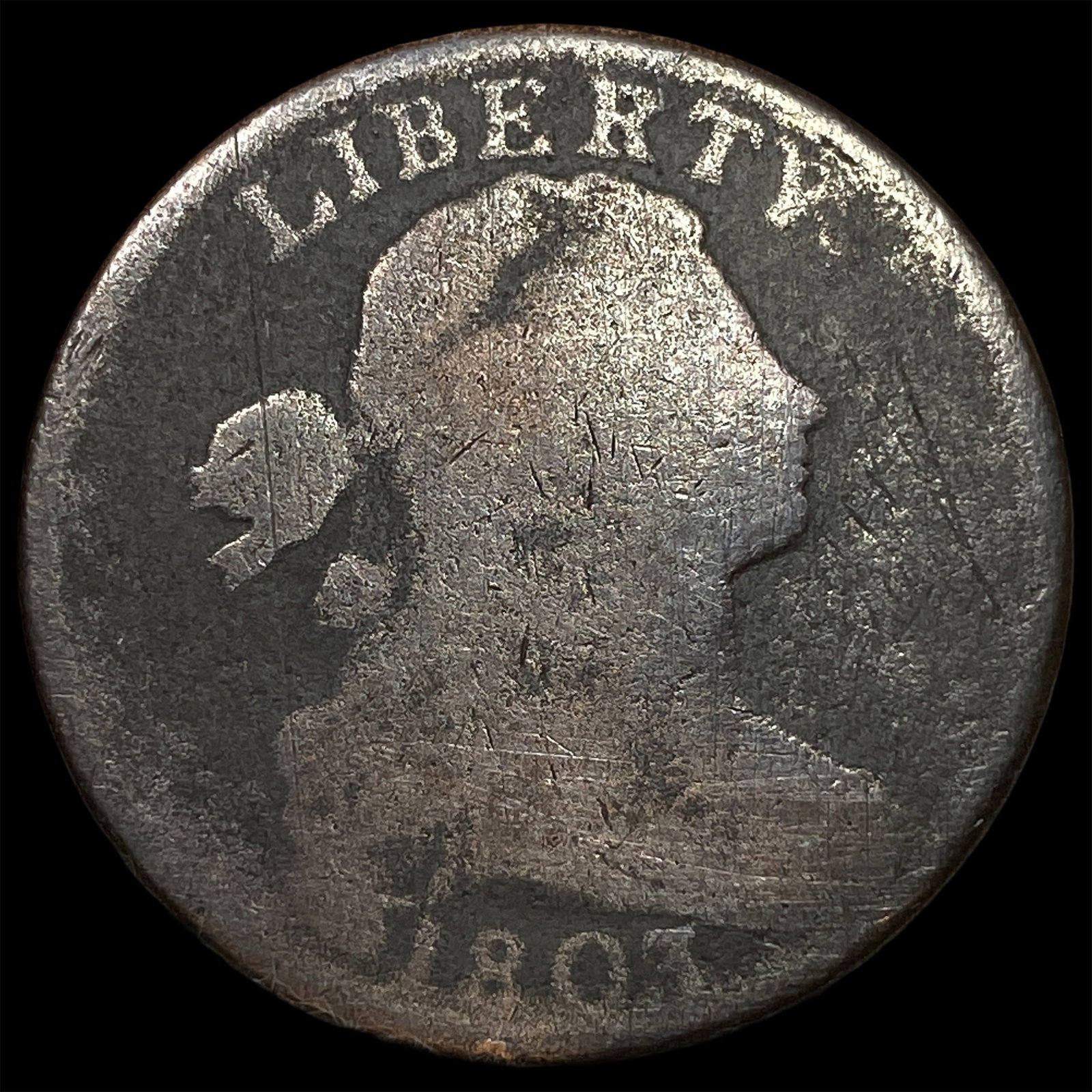 1803 Draped Bust Large Cent NICELY CIRCULATED: 1803 Draped Bust Large Cent NICELY CIRCULATED