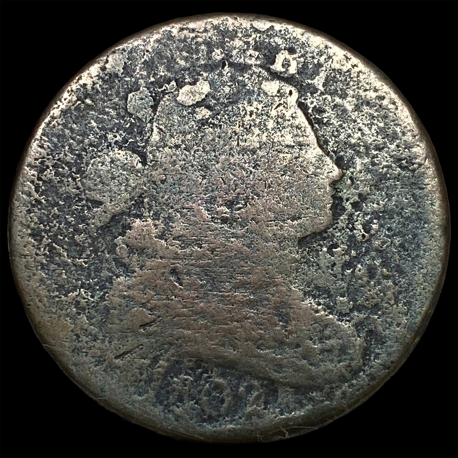 1802 Draped Bust Large Cent NICELY CIRCULATED: 1802 Draped Bust Large Cent NICELY CIRCULATED
