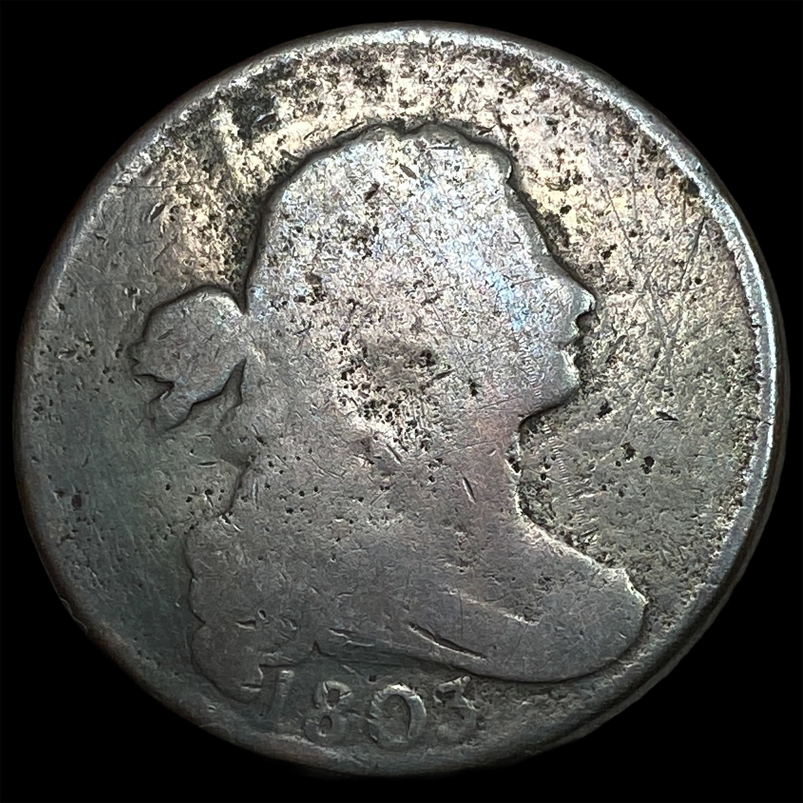 1803 Draped Bust Large Cent NICELY CIRCULATED: 1803 Draped Bust Large Cent NICELY CIRCULATED