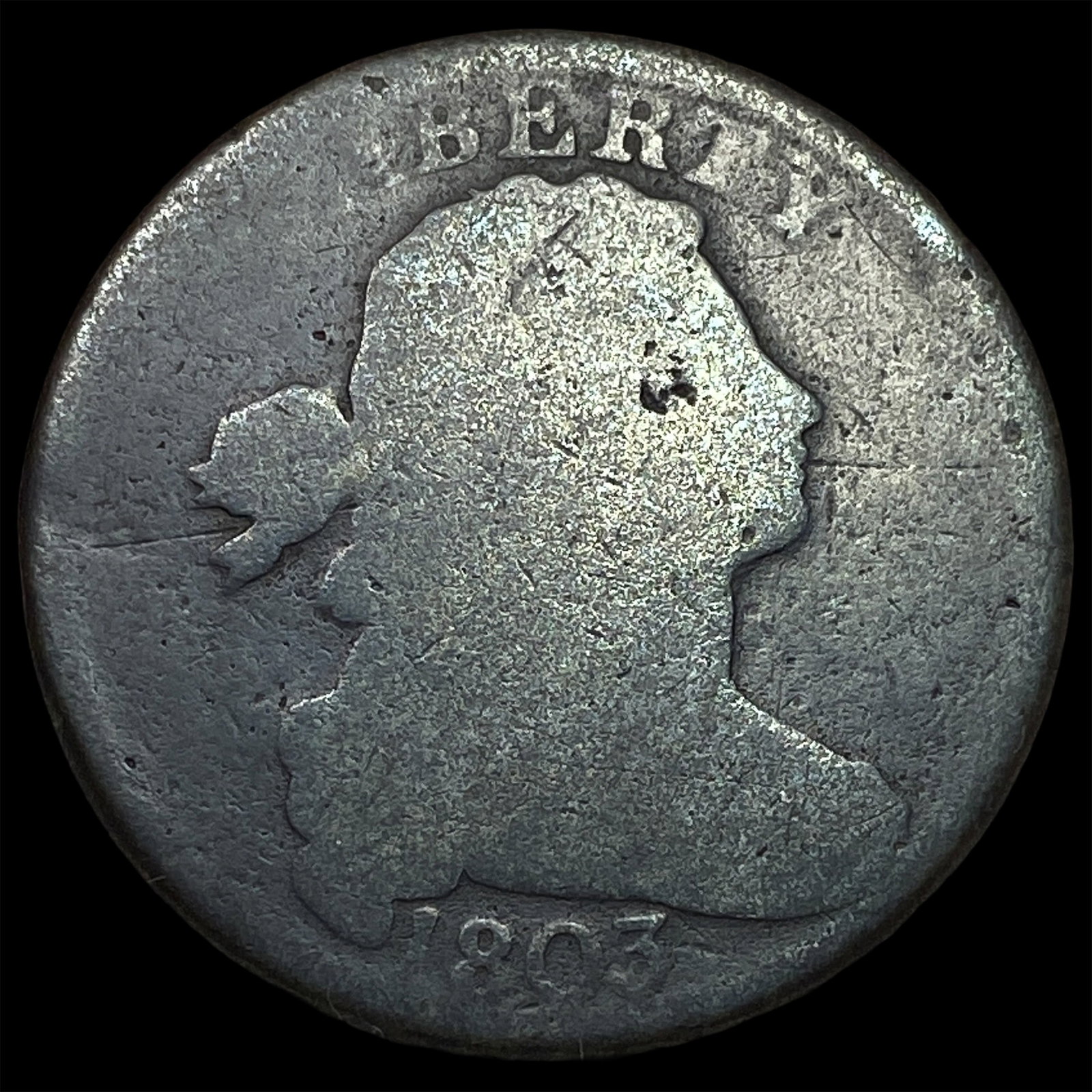 1803 Draped Bust Large Cent NICELY CIRCULATED: 1803 Draped Bust Large Cent NICELY CIRCULATED