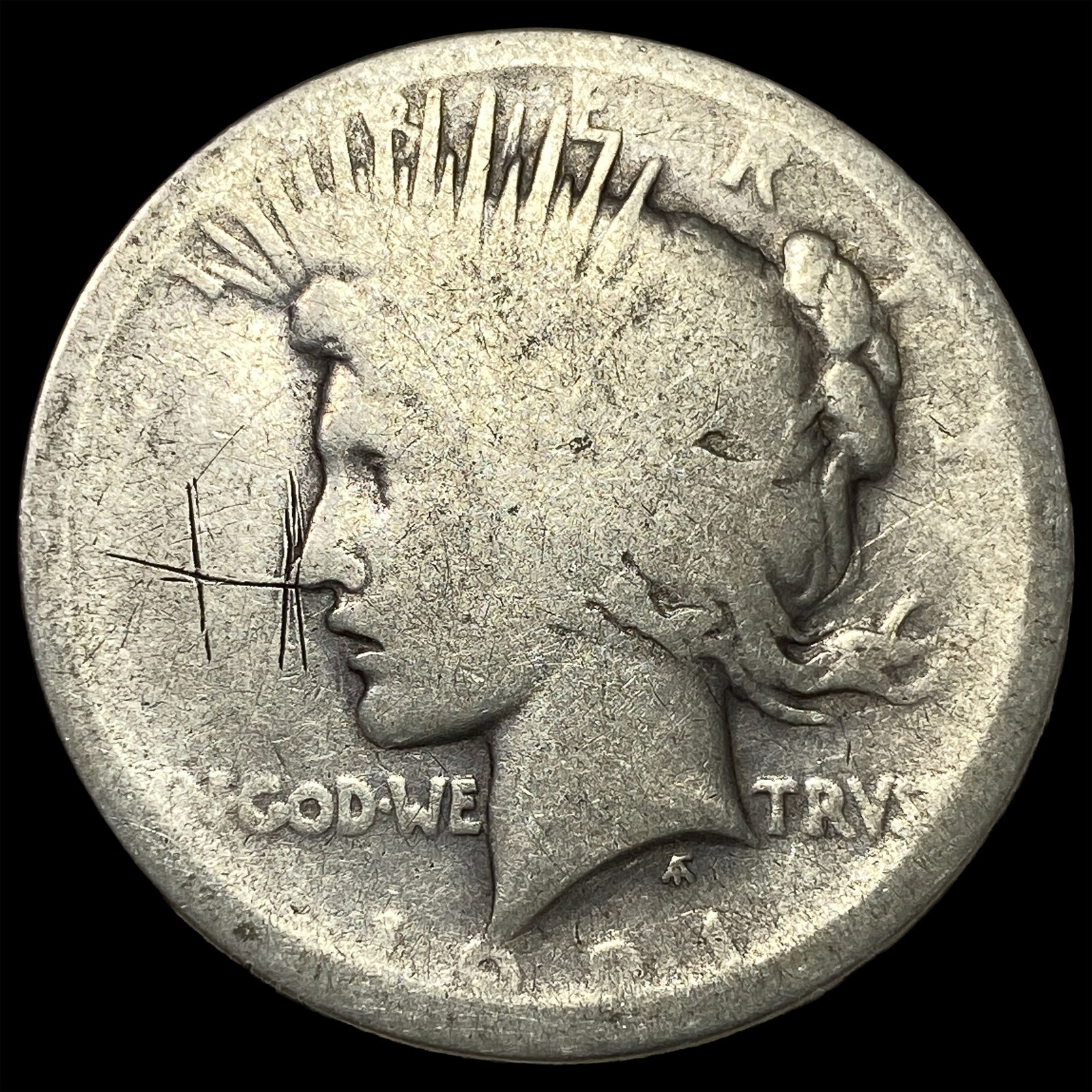 1921 Peace Silver Dollar LIGHTLY CIRCULATED: 1921 Peace Silver Dollar LIGHTLY CIRCULATED