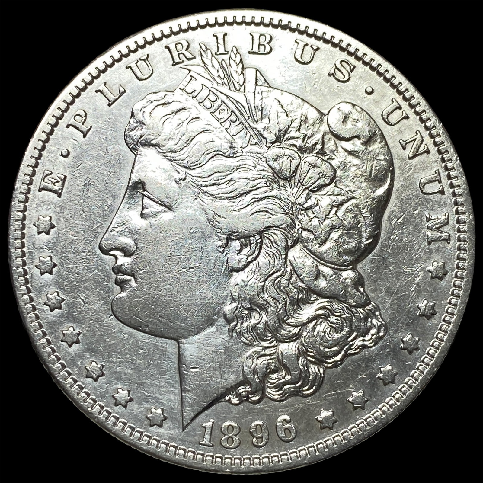 1896-S Silver Morgan Dollar CLOSELY UNCIRCULATED: 1896-S Silver Morgan Dollar CLOSELY UNCIRCULATED