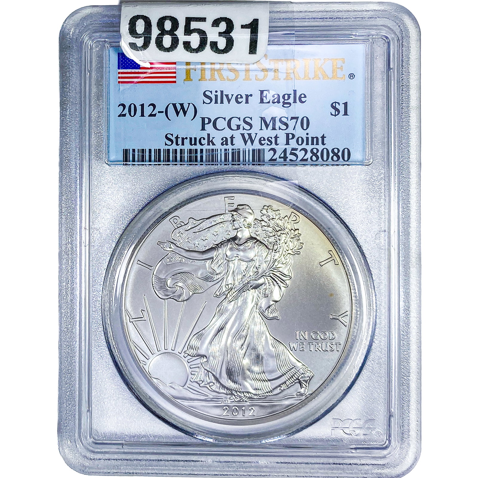 2012 Silver Eagle PCGS MS70 (1 of 2)