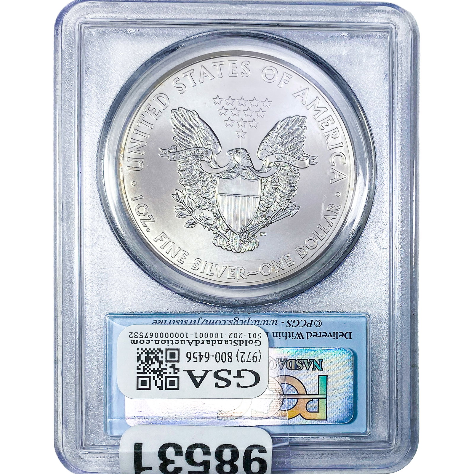 2012 Silver Eagle PCGS MS70 - 2