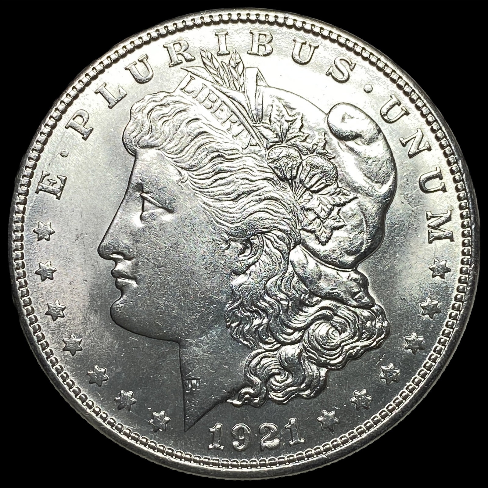 1921-S Silver Morgan Dollar GEM BU: 1921-S Silver Morgan Dollar GEM BU
