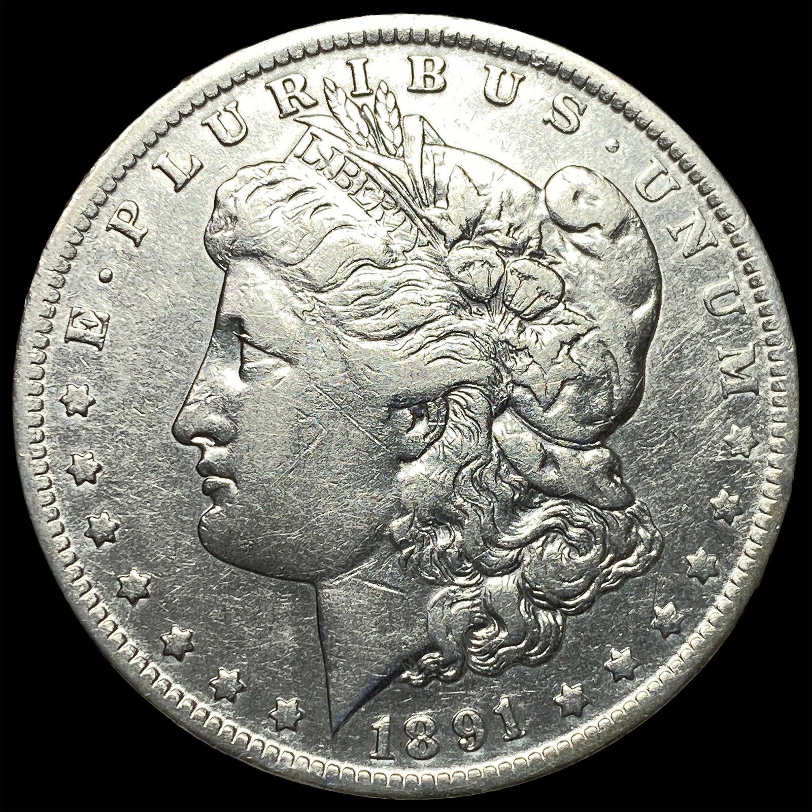 1891-O Silver Morgan Dollar CLOSELY UNCIRCULATED: 1891-O Silver Morgan Dollar CLOSELY UNCIRCULATED