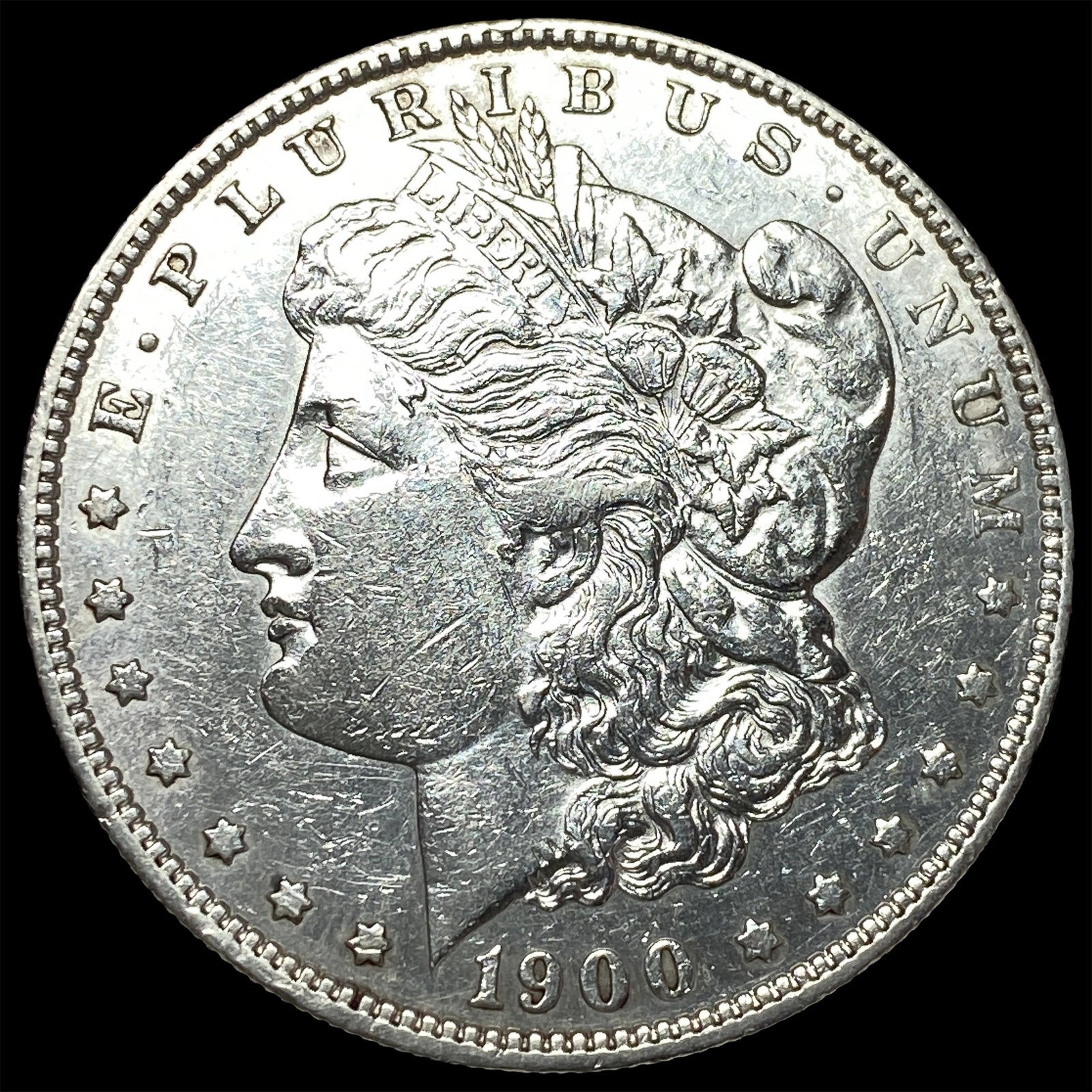 1900-S Silver Morgan Dollar CLOSELY UNCIRCULATED: 1900-S Silver Morgan Dollar CLOSELY UNCIRCULATED