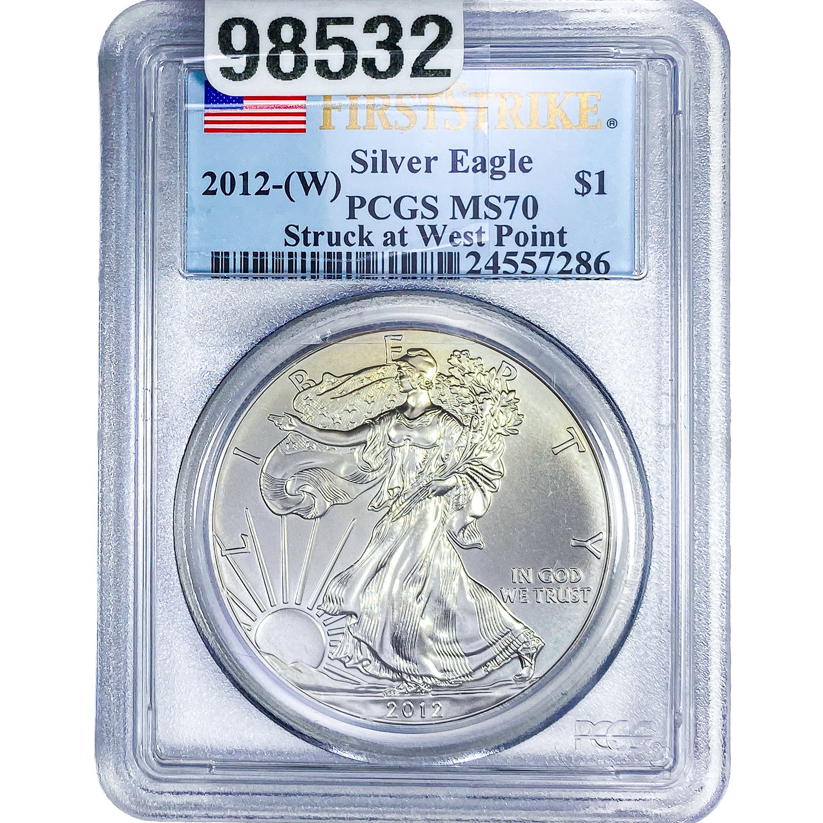 2012 Silver Eagle PCGS MS70 (1 of 2)