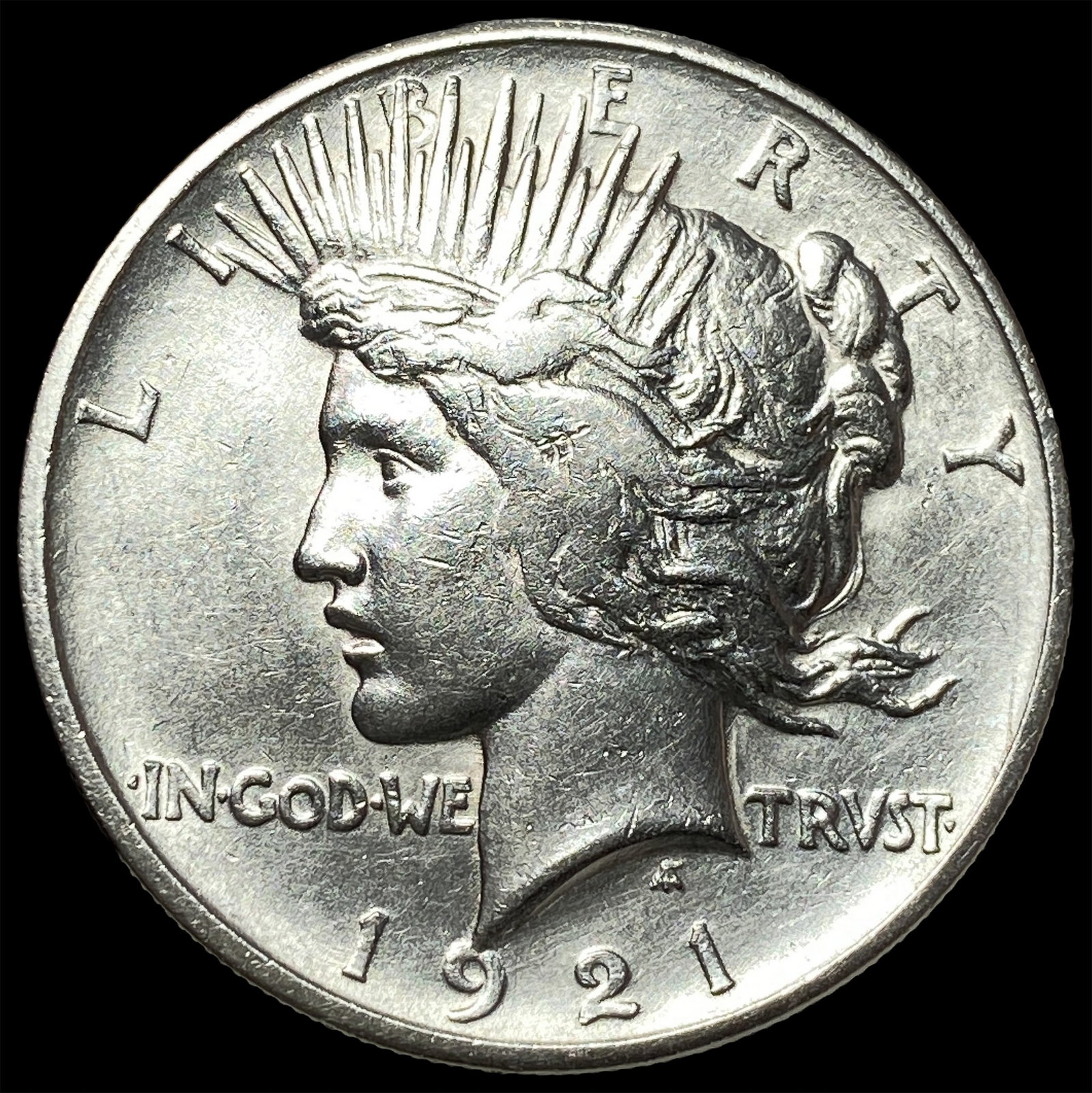 1921 Silver Peace Dollar CHOICE AU: 1921 Silver Peace Dollar CHOICE AU