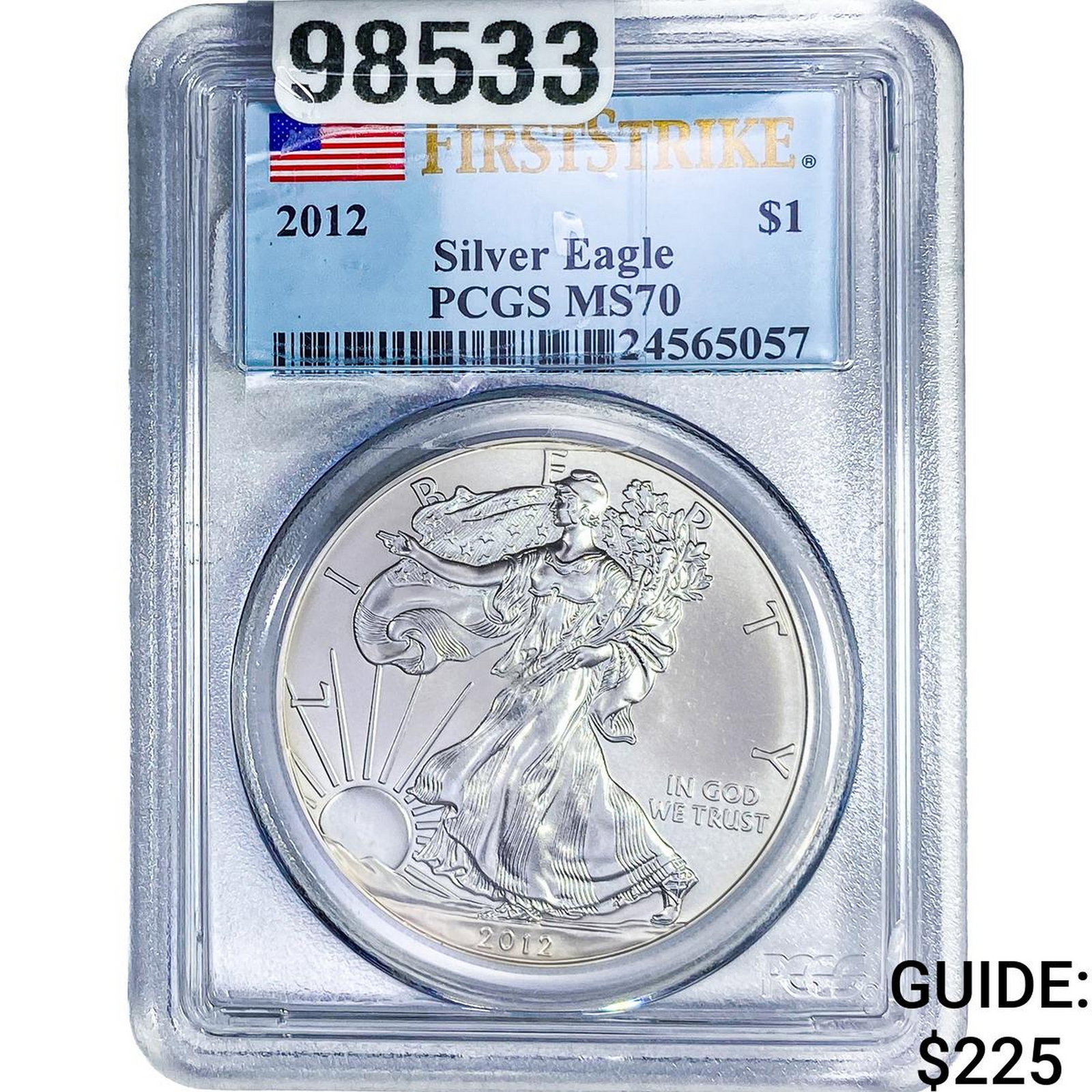 2012 Silver Eagle PCGS MS70 (1 of 2)
