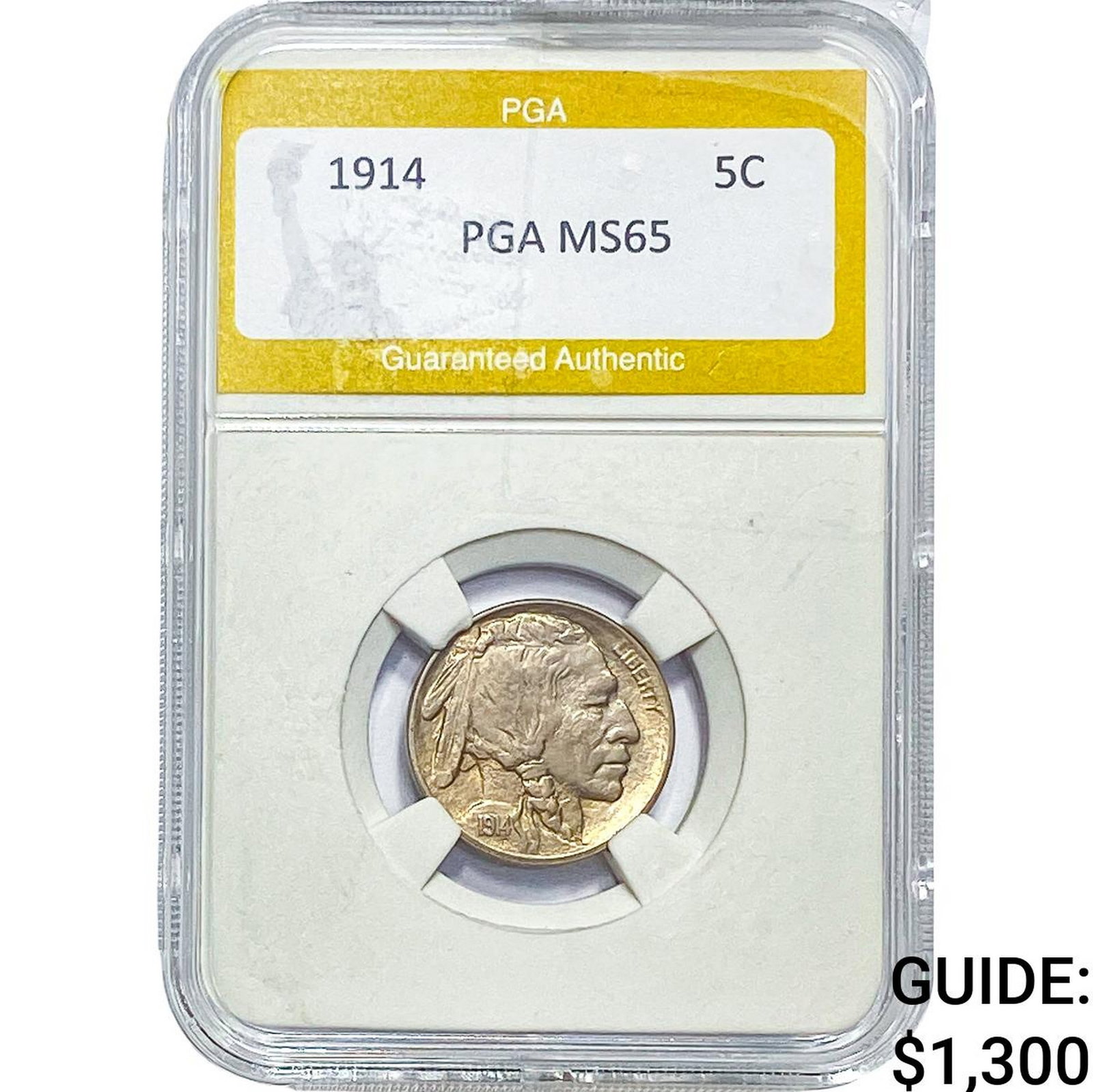 1914 Buffalo Nickel PGA MS65 (1 of 2)