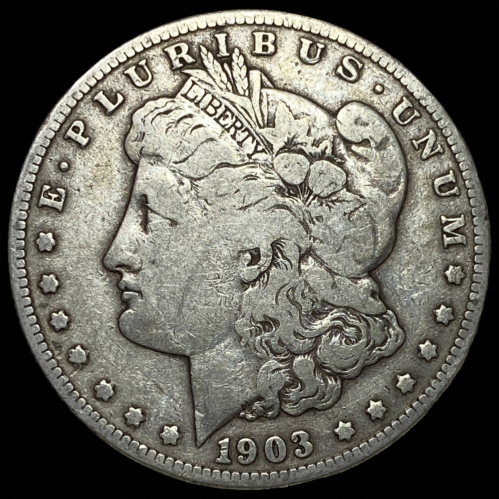 1903-S Silver Morgan Dollar ABOUT UNCIRCULATED: 1903-S Silver Morgan Dollar ABOUT UNCIRCULATED
