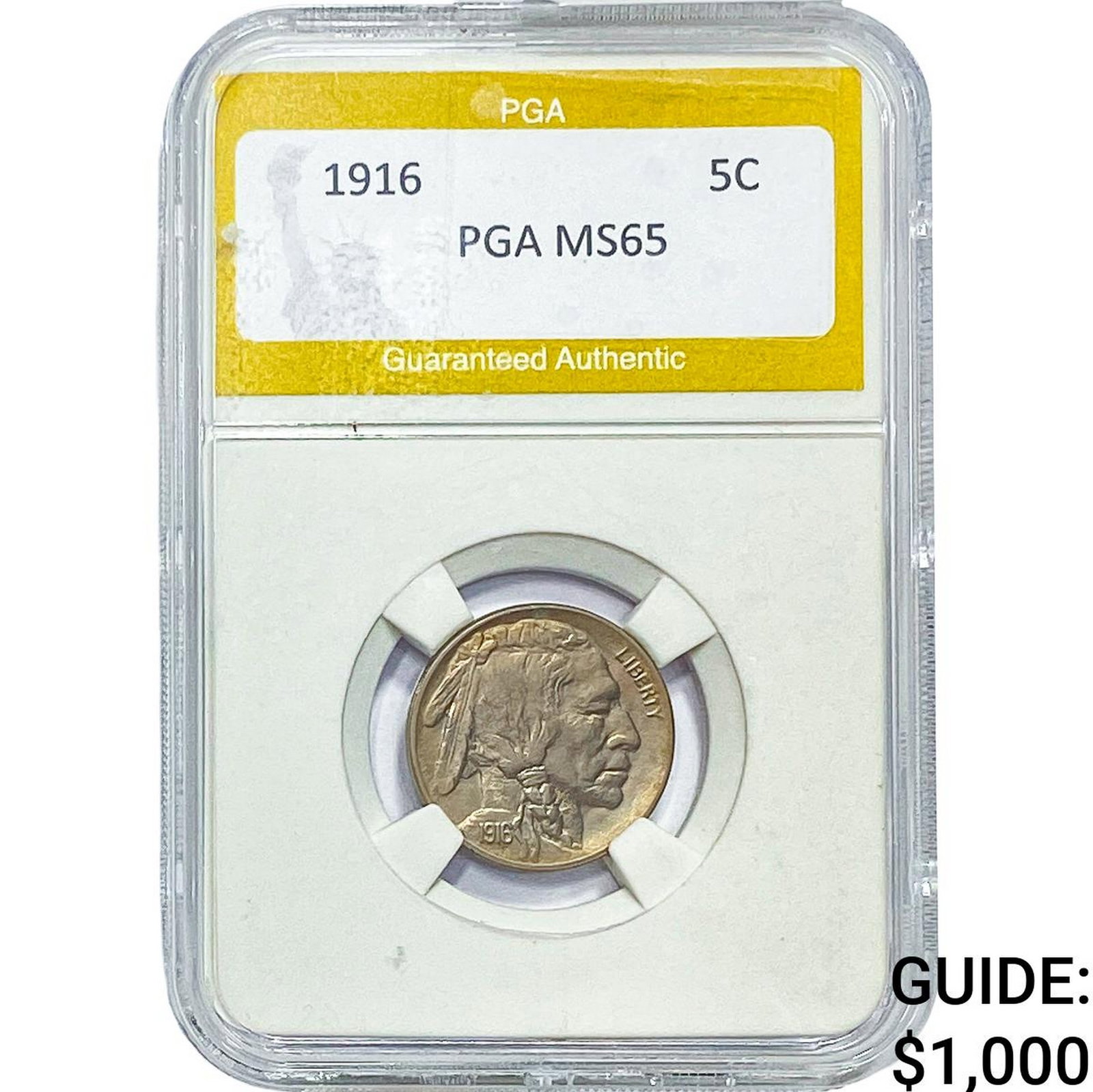 1916 Buffalo Nickel PGA MS65 (1 of 2)