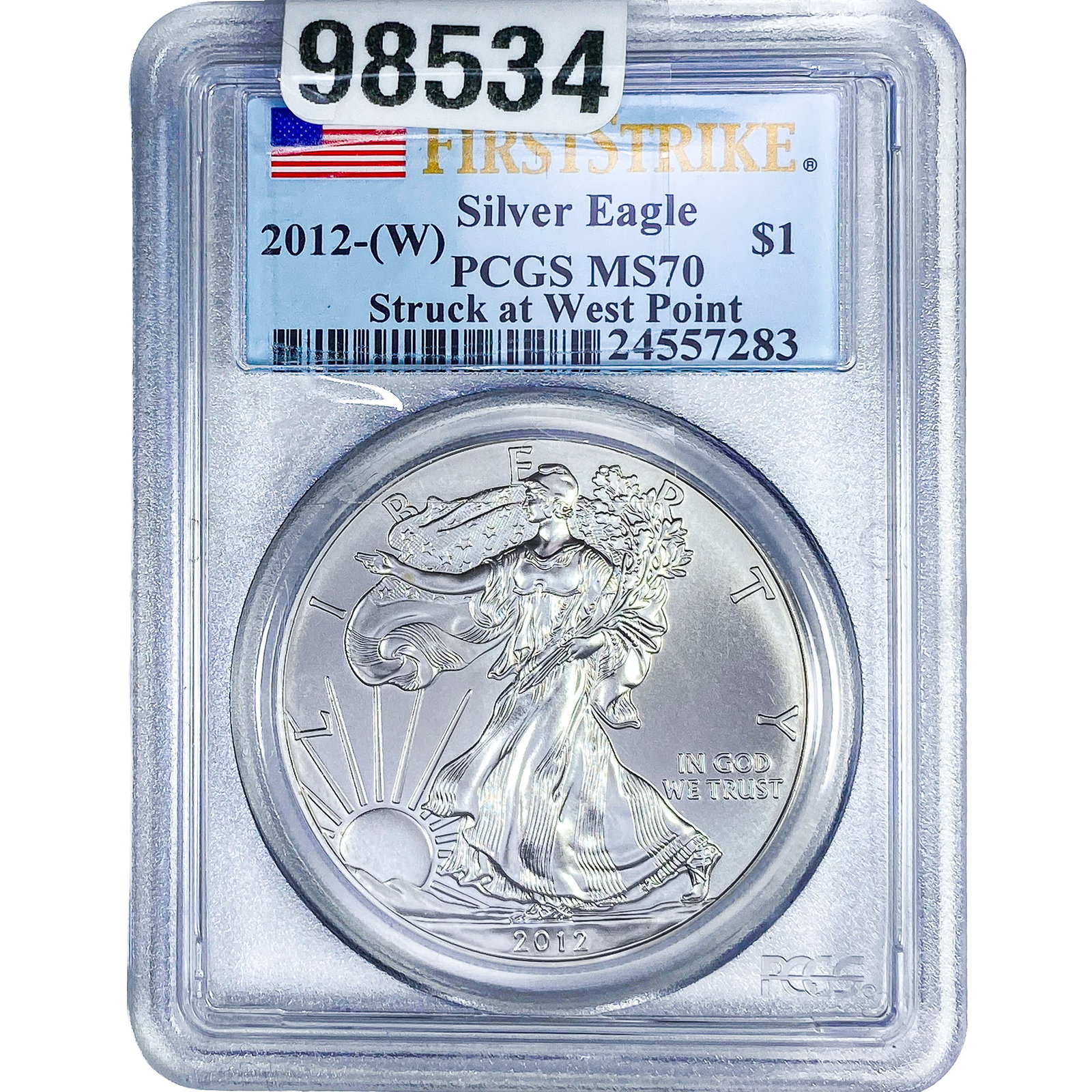2012 Silver Eagle PCGS MS70 (1 of 2)