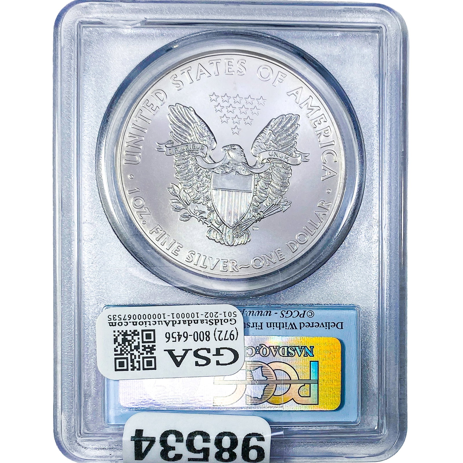 2012 Silver Eagle PCGS MS70 - 2