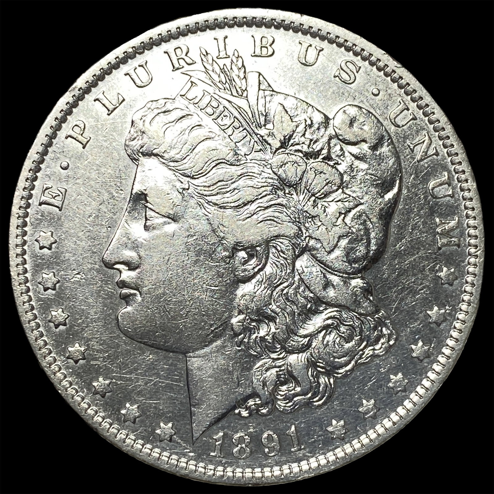 1891-O Silver Morgan Dollar CLOSELY UNCIRCULATED: 1891-O Silver Morgan Dollar CLOSELY UNCIRCULATED