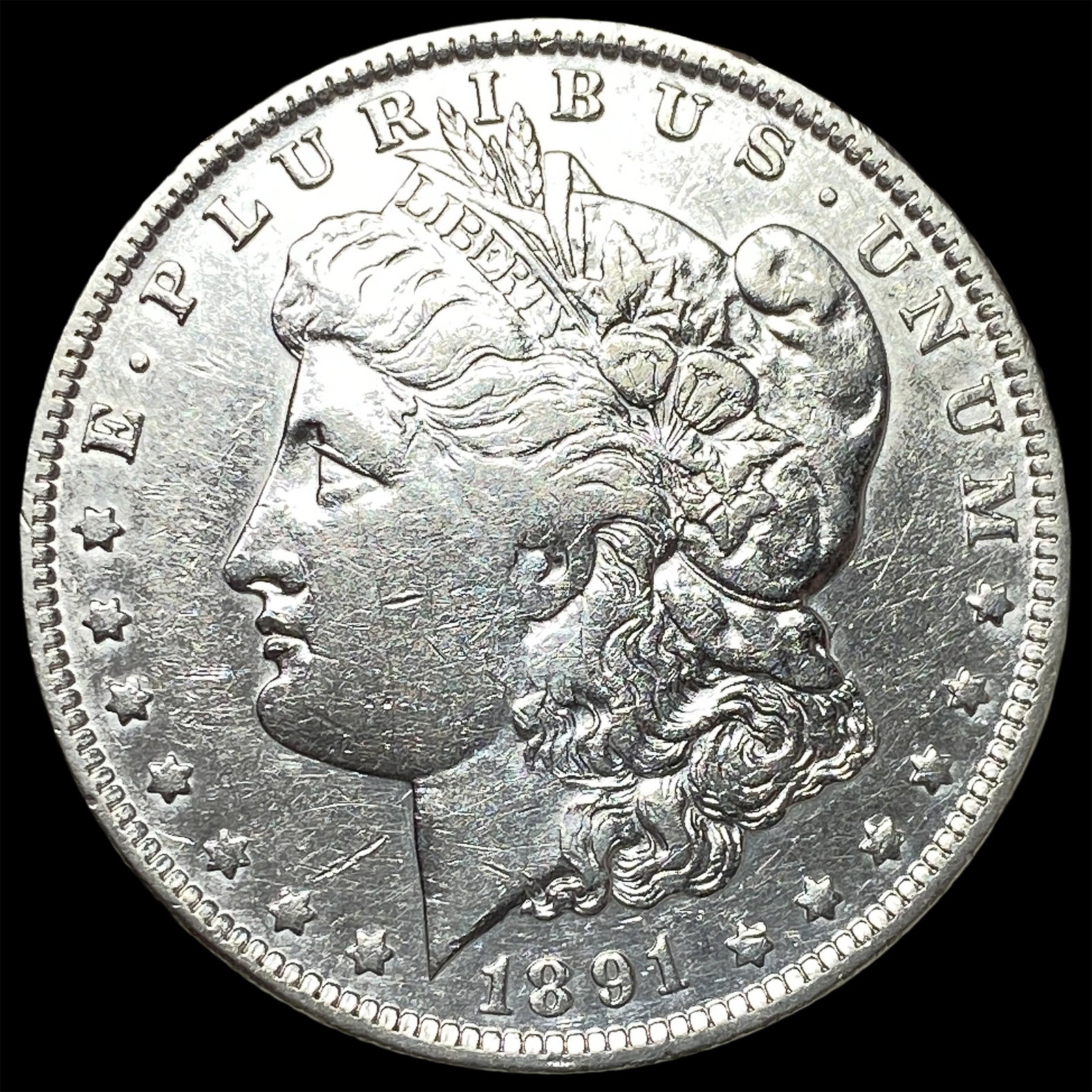 1891-O Silver Morgan Dollar CLOSELY UNCIRCULATED: 1891-O Silver Morgan Dollar CLOSELY UNCIRCULATED