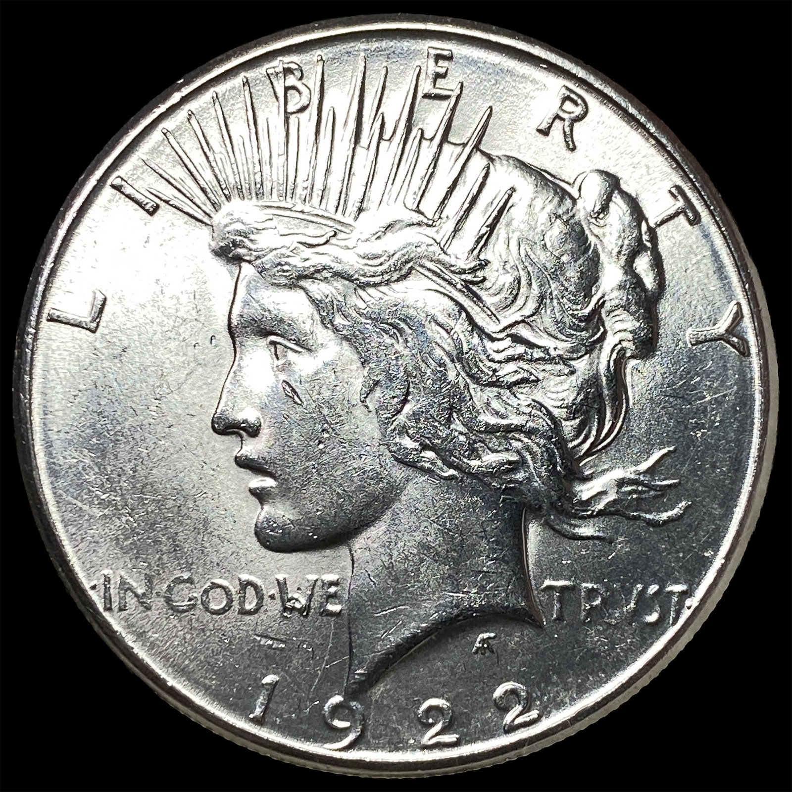 1922-S Silver Peace Dollar UNCIRCULATED: 1922-S Silver Peace Dollar UNCIRCULATED