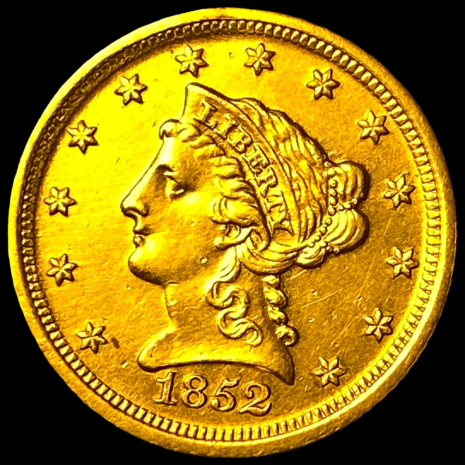 1852-D $2.50 Gold Quarter Eagle (1 of 2)