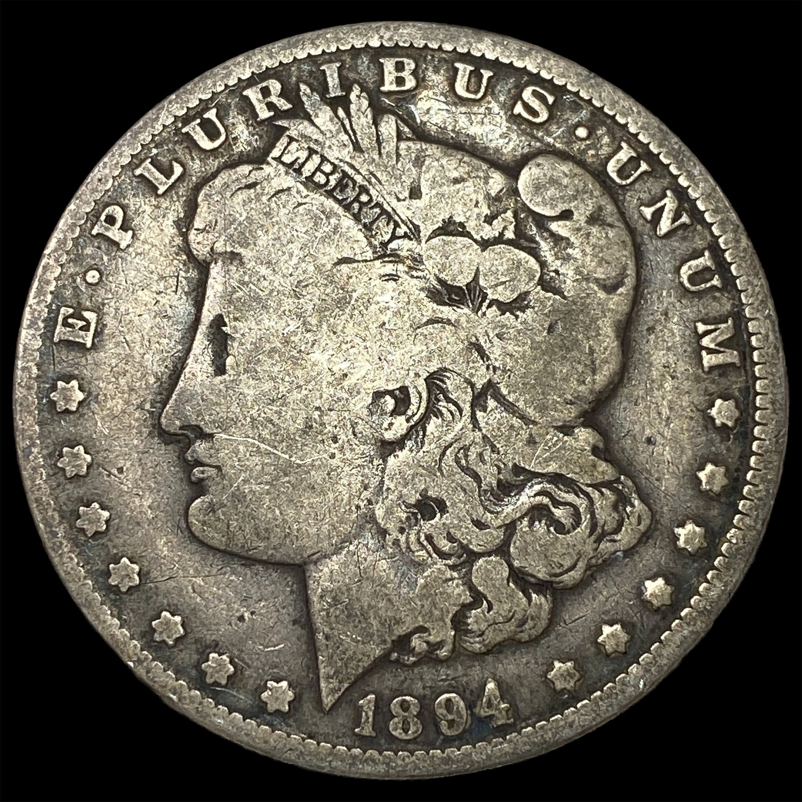 1894-O Silver Morgan Dollar NICELY CIRCULATED: 1894-O Silver Morgan Dollar NICELY CIRCULATED