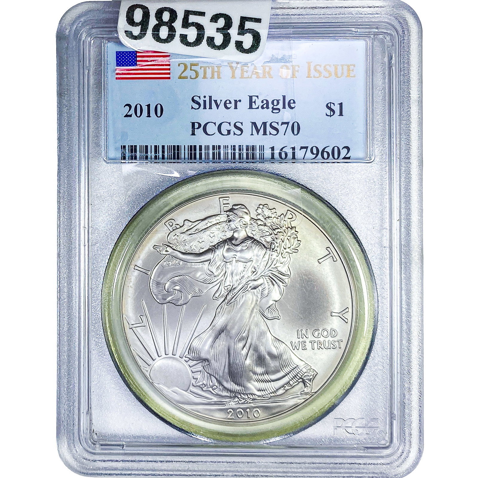2010 Silver Eagle PCGS MS70