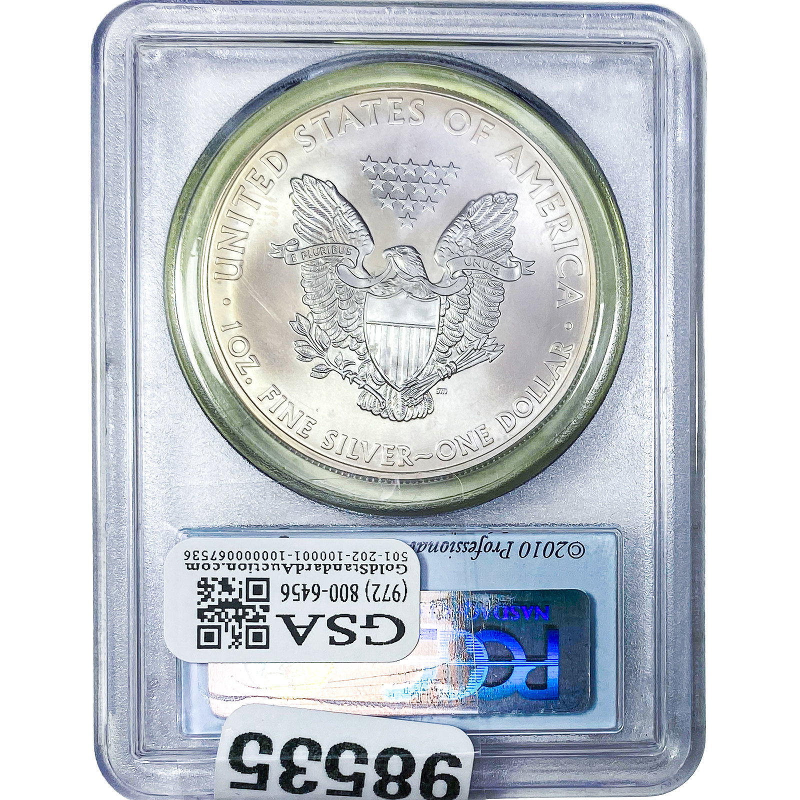 2010 Silver Eagle PCGS MS70 - 2