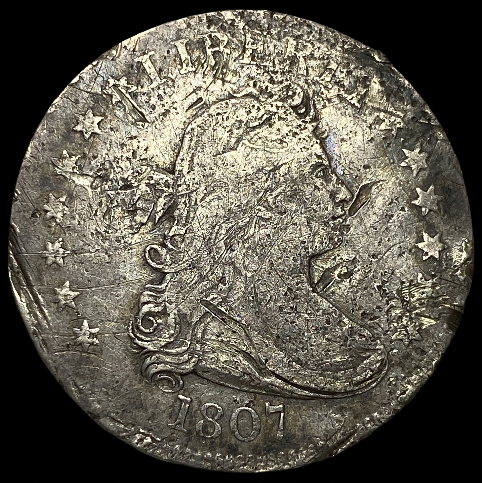 1807 Draped Bust Quarter HIGH GRADE (1 of 2)