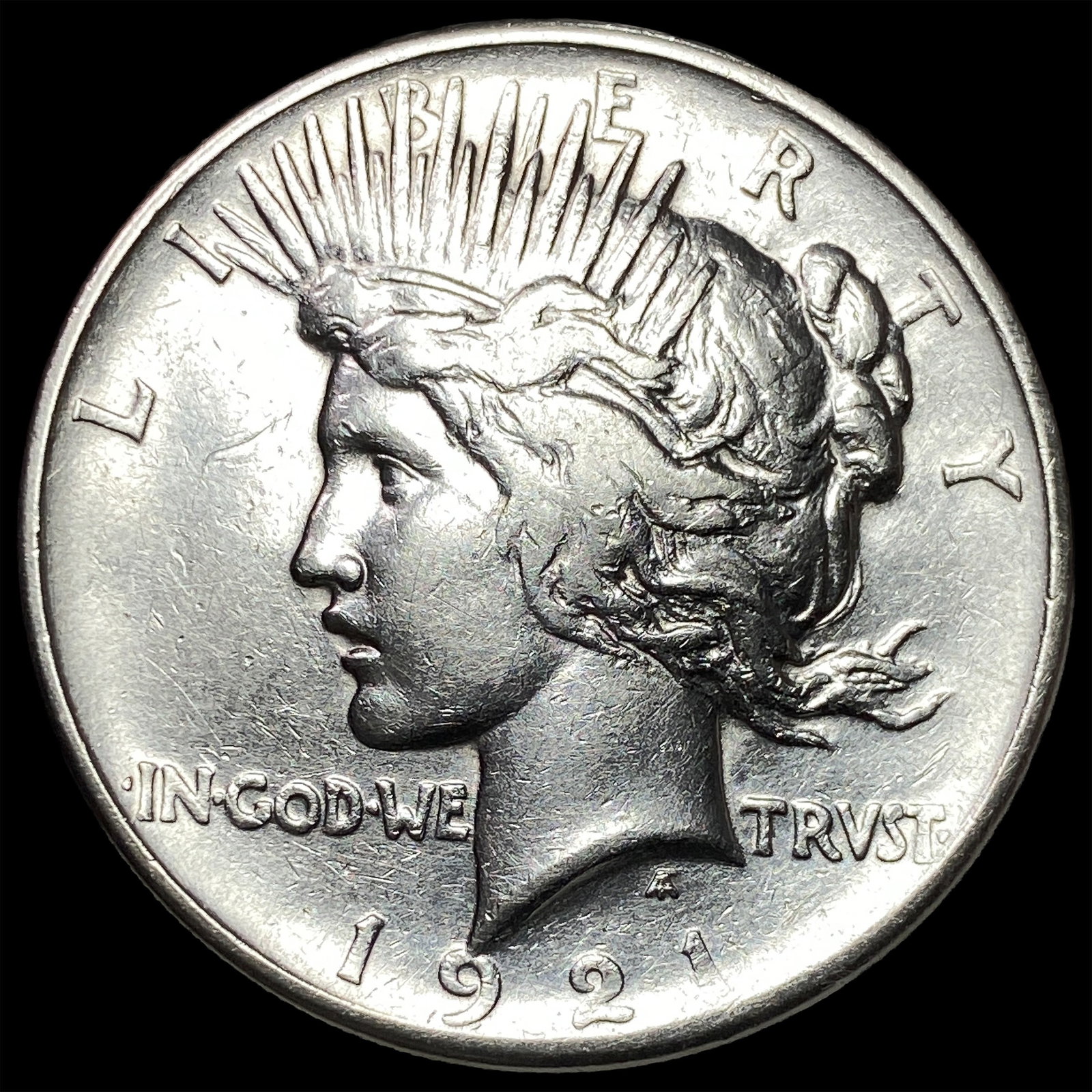 1921 Silver Peace Dollar CHOICE AU: 1921 Silver Peace Dollar CHOICE AU