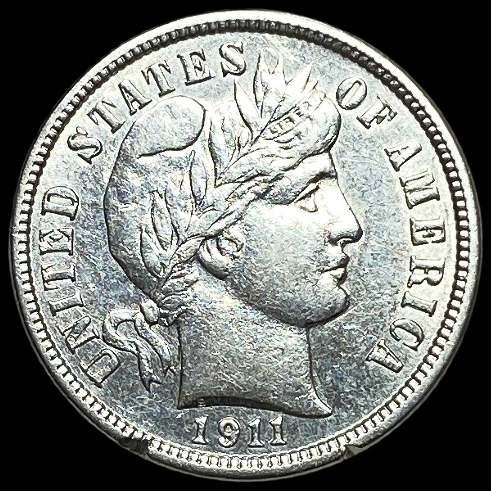1911 Silver Barber Dime UNCIRCULATED: 1911 Silver Barber Dime UNCIRCULATED