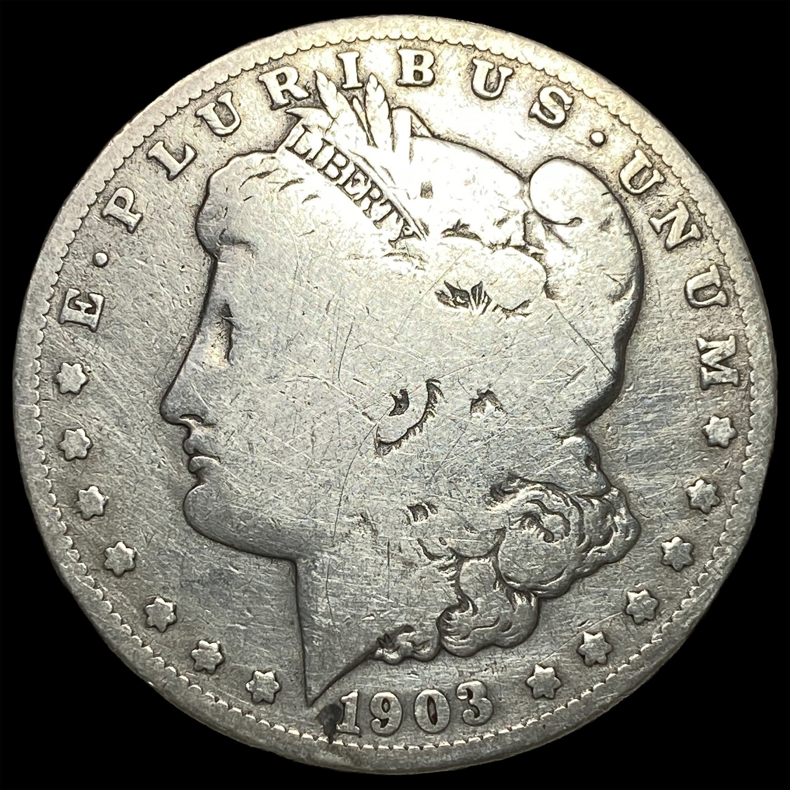 1903-S Silver Morgan Dollar LIGHTLY CIRCULATED: 1903-S Silver Morgan Dollar LIGHTLY CIRCULATED