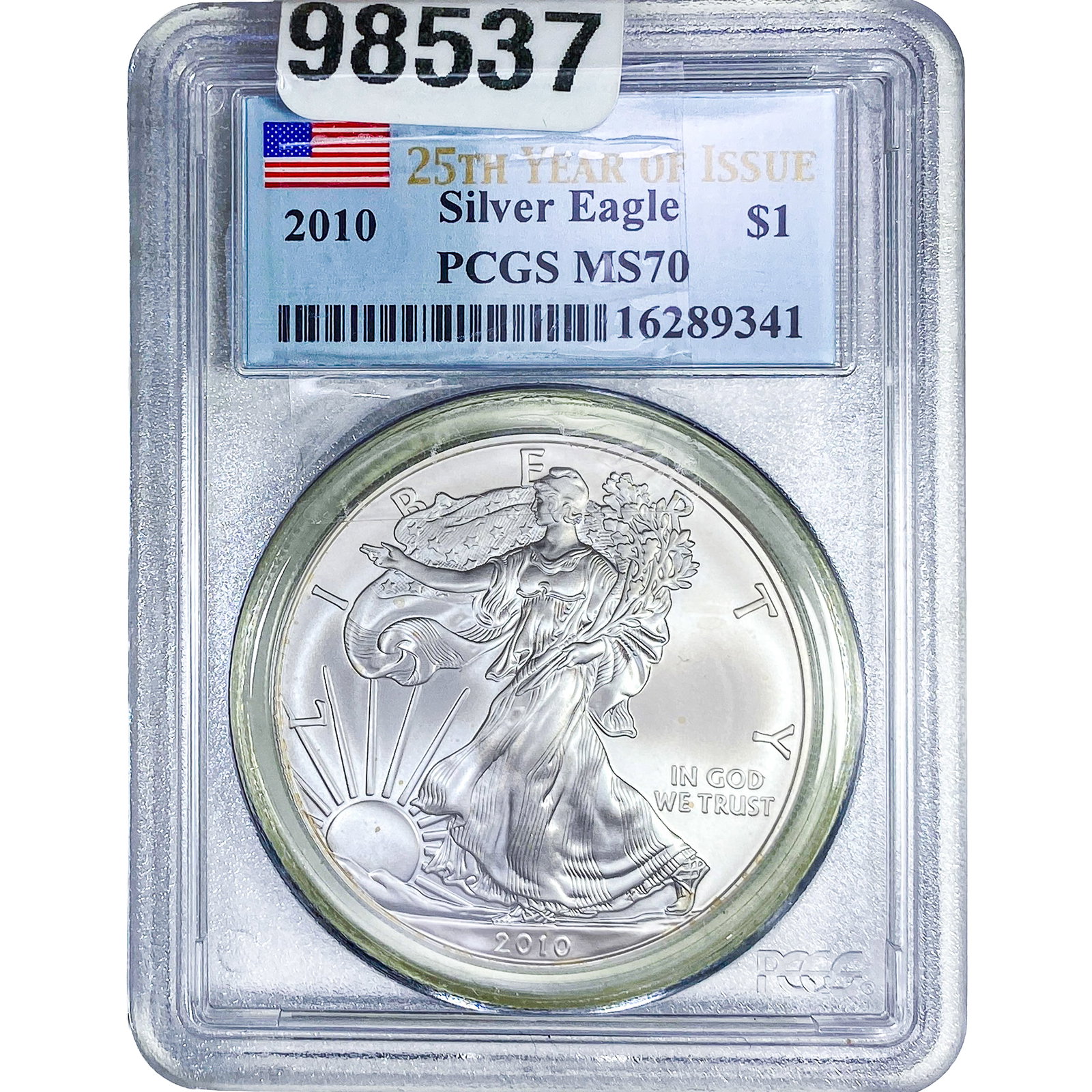 2010 Silver Eagle PCGS MS70