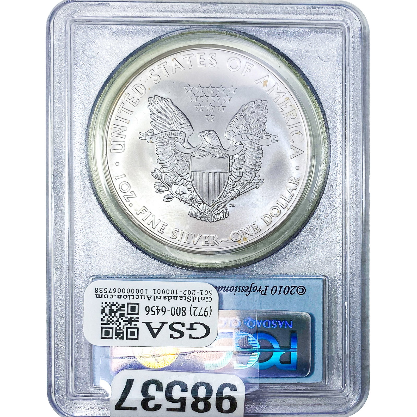 2010 Silver Eagle PCGS MS70 - 2
