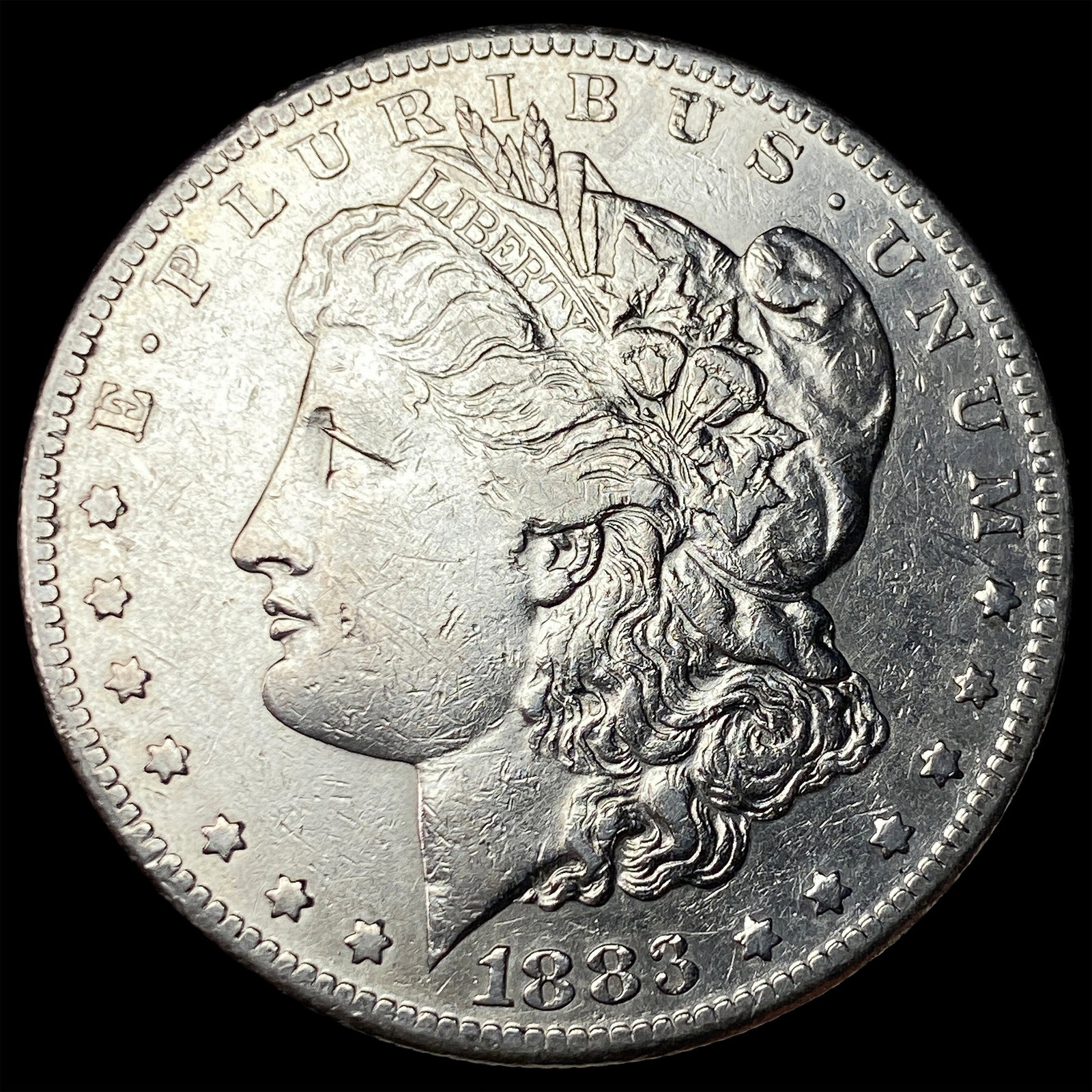 1883-S Morgan Silver Dollar CHOICE AU (1 of 2)