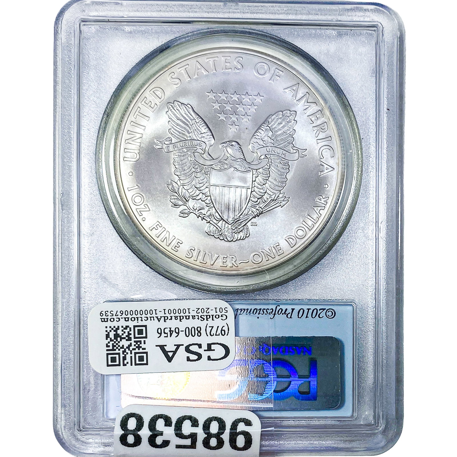 2010 Silver Eagle PCGS MS70 - 2