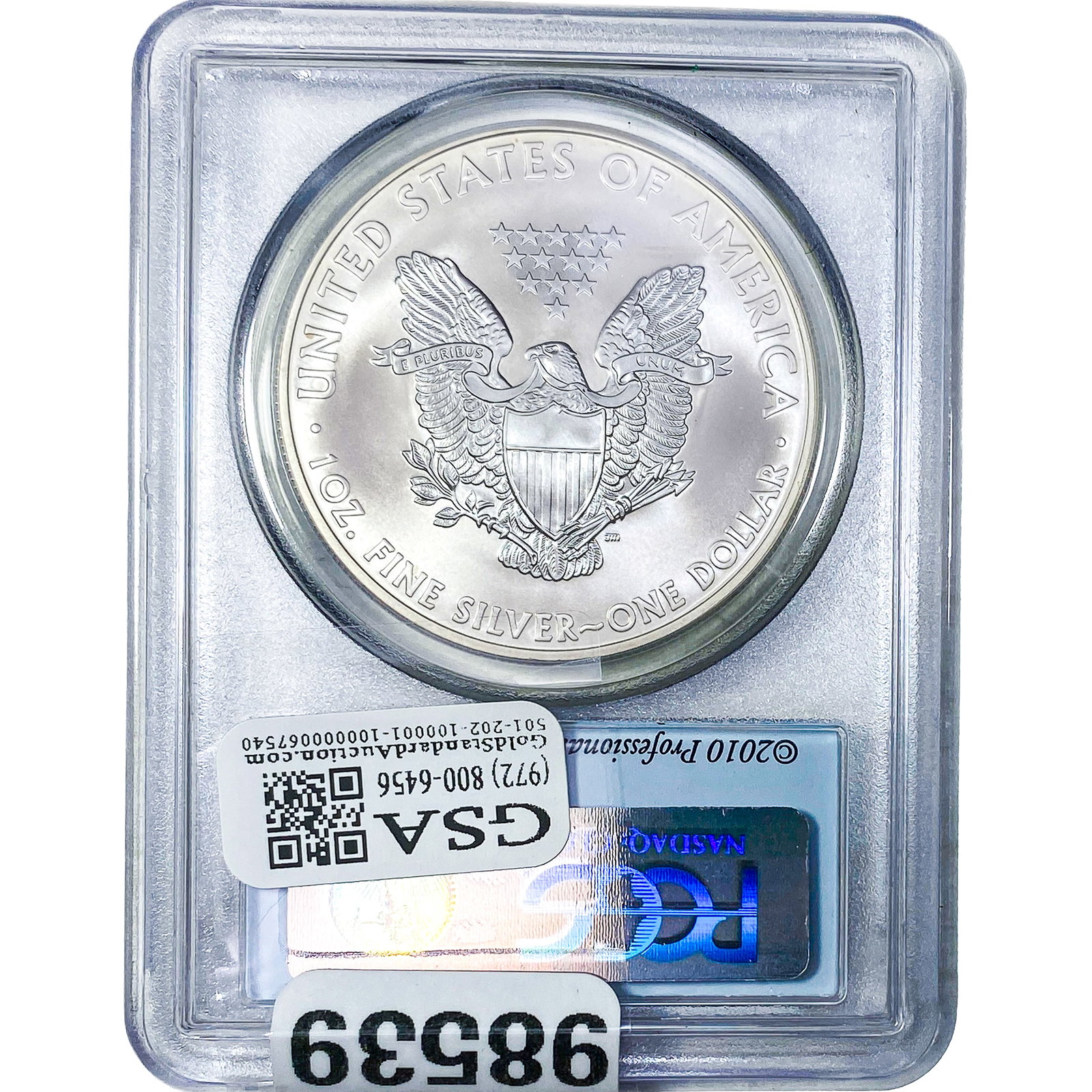 2010 Silver Eagle PCGS MS70 - 2