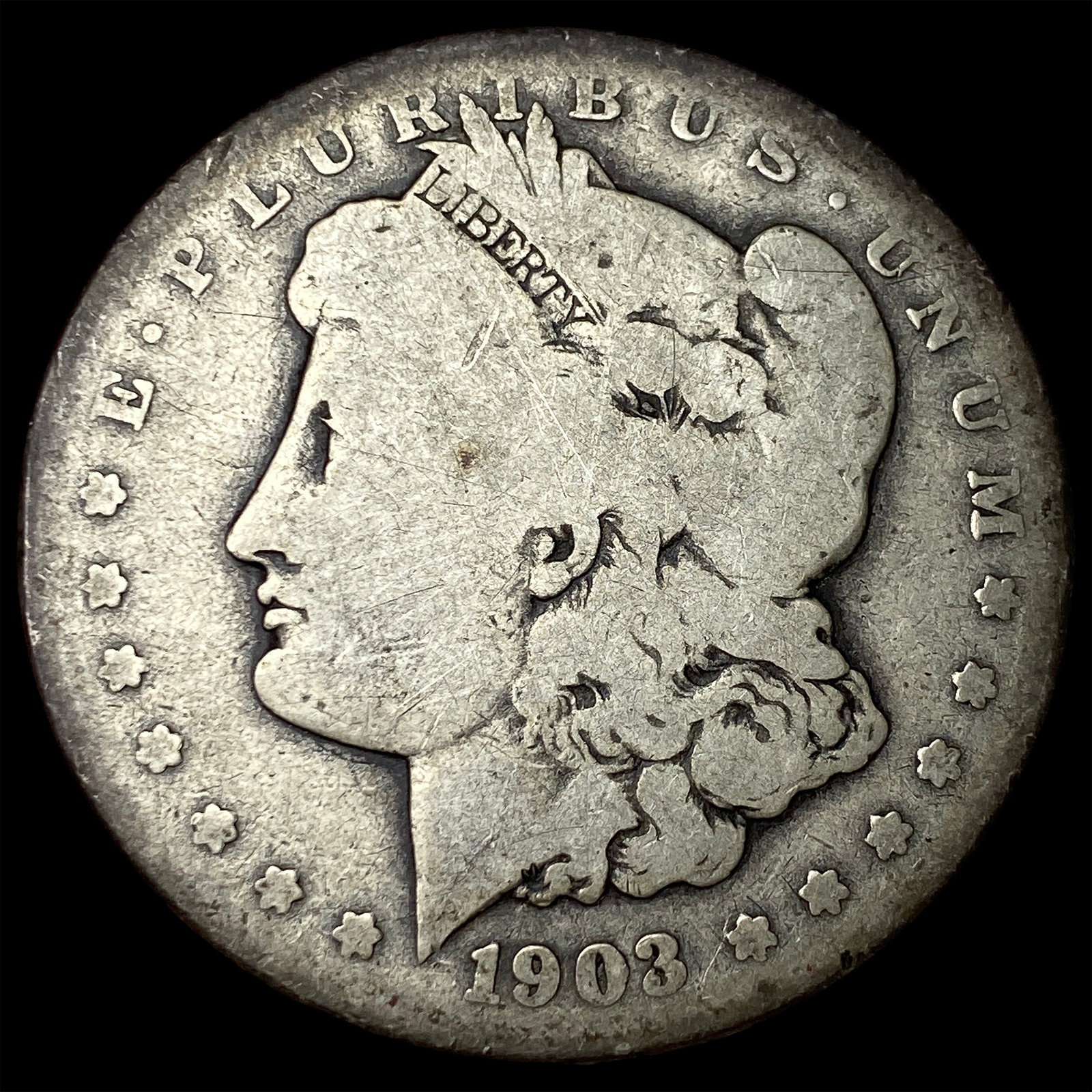 1903-S Silver Morgan Dollar LIGHTLY CIRCULATED: 1903-S Silver Morgan Dollar LIGHTLY CIRCULATED