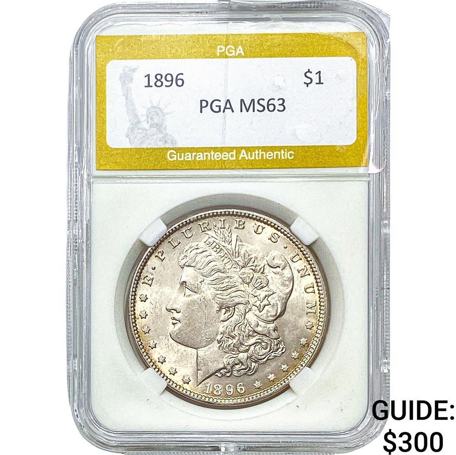 1986 Morgan Silver Dollar PGA MS63: 1986 Morgan Silver Dollar PGA MS63